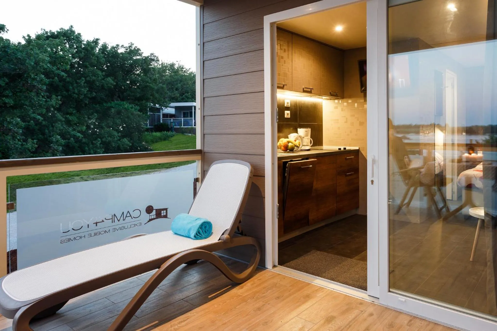 People in Mobile Homes - FKK Nudist Camping Solaris