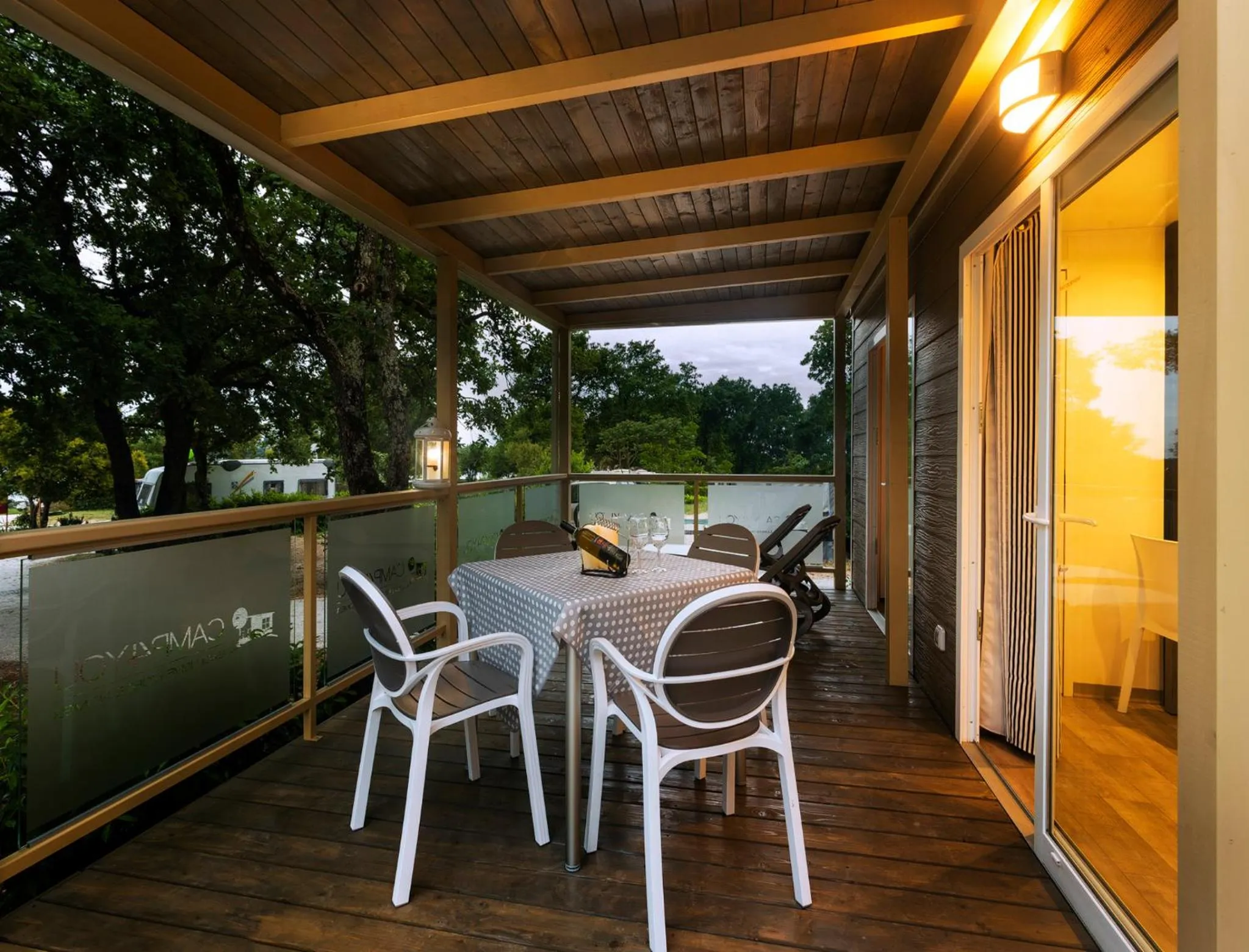 Garden in Mobile Homes - FKK Nudist Camping Solaris