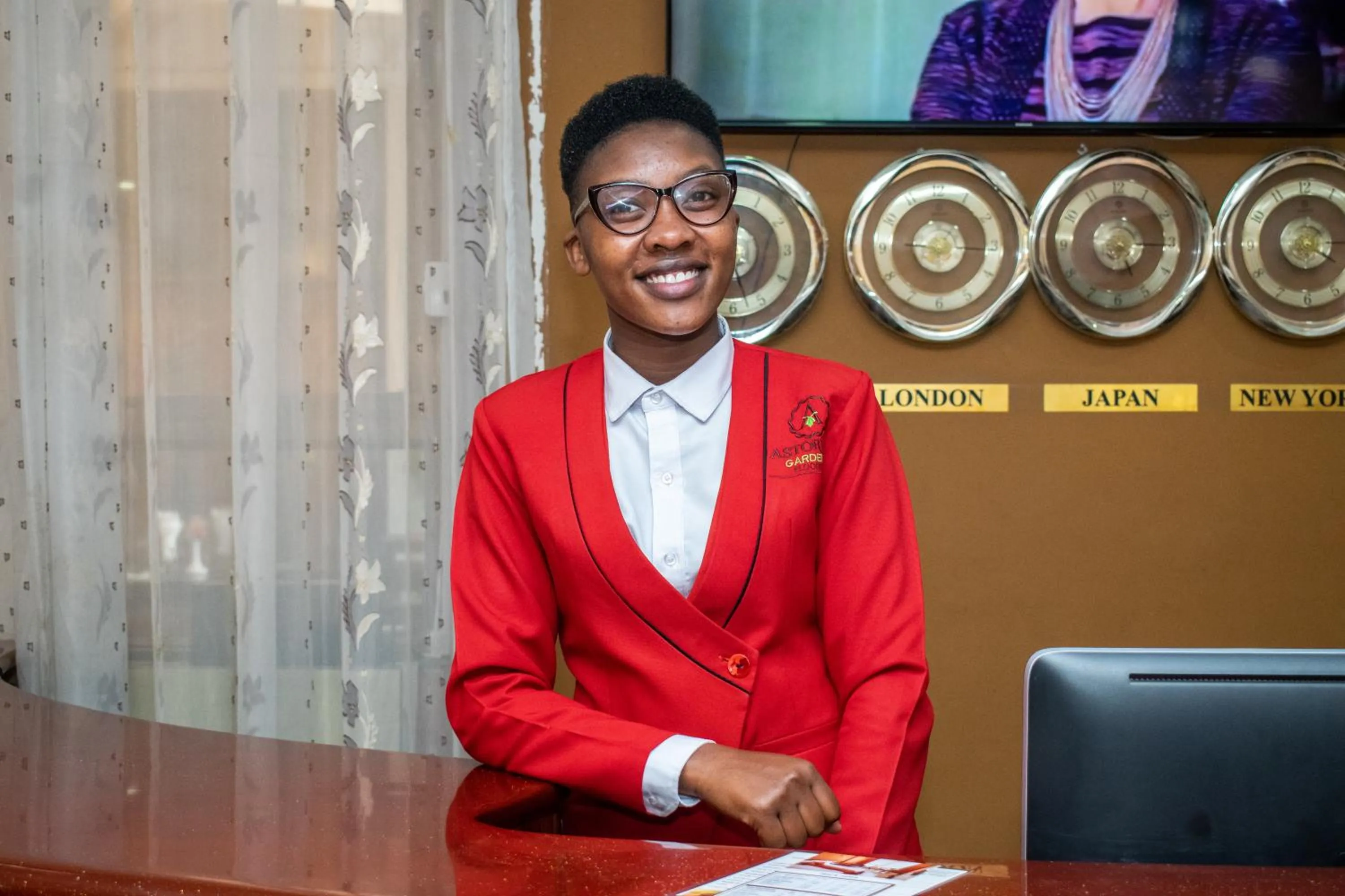 Staff in Astorian Grand Hotel Naivasha