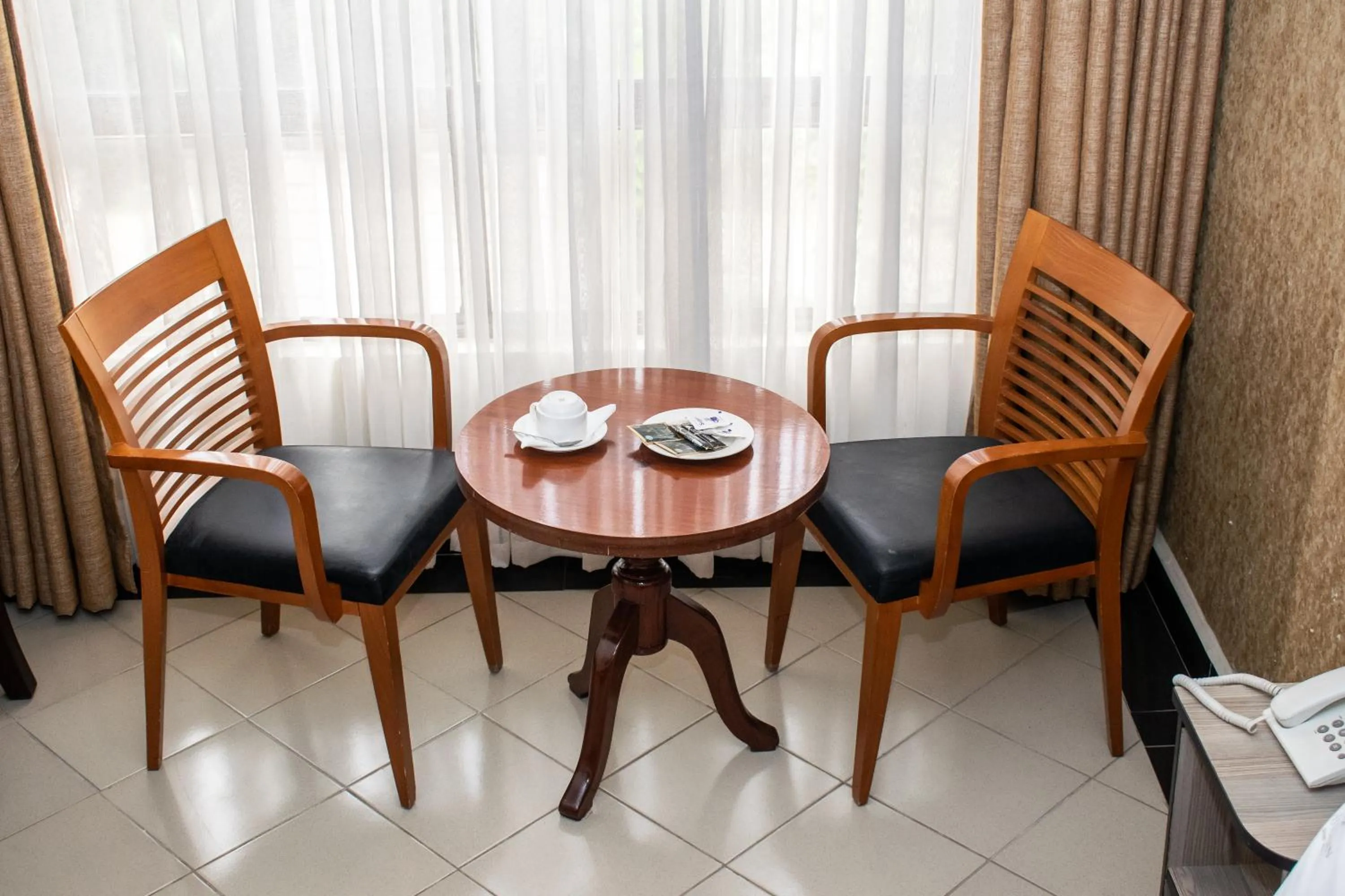 Seating area in Astorian Grand Hotel Naivasha