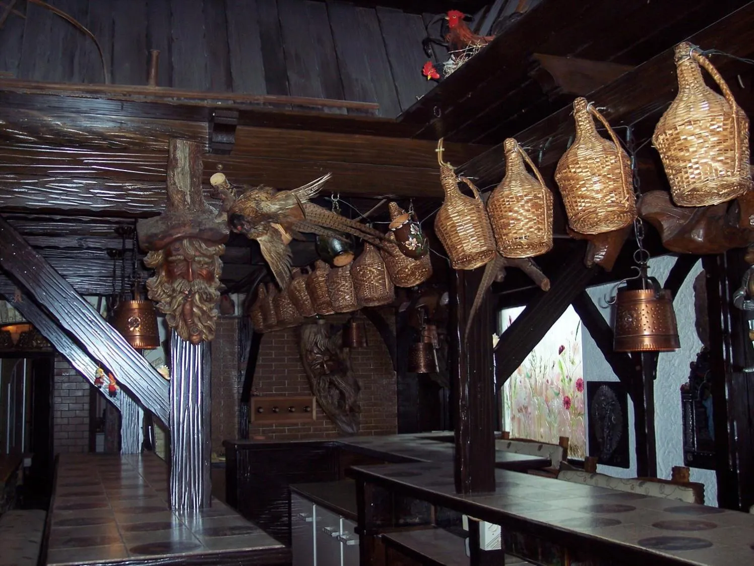 Decorative detail in Hotel Tenne