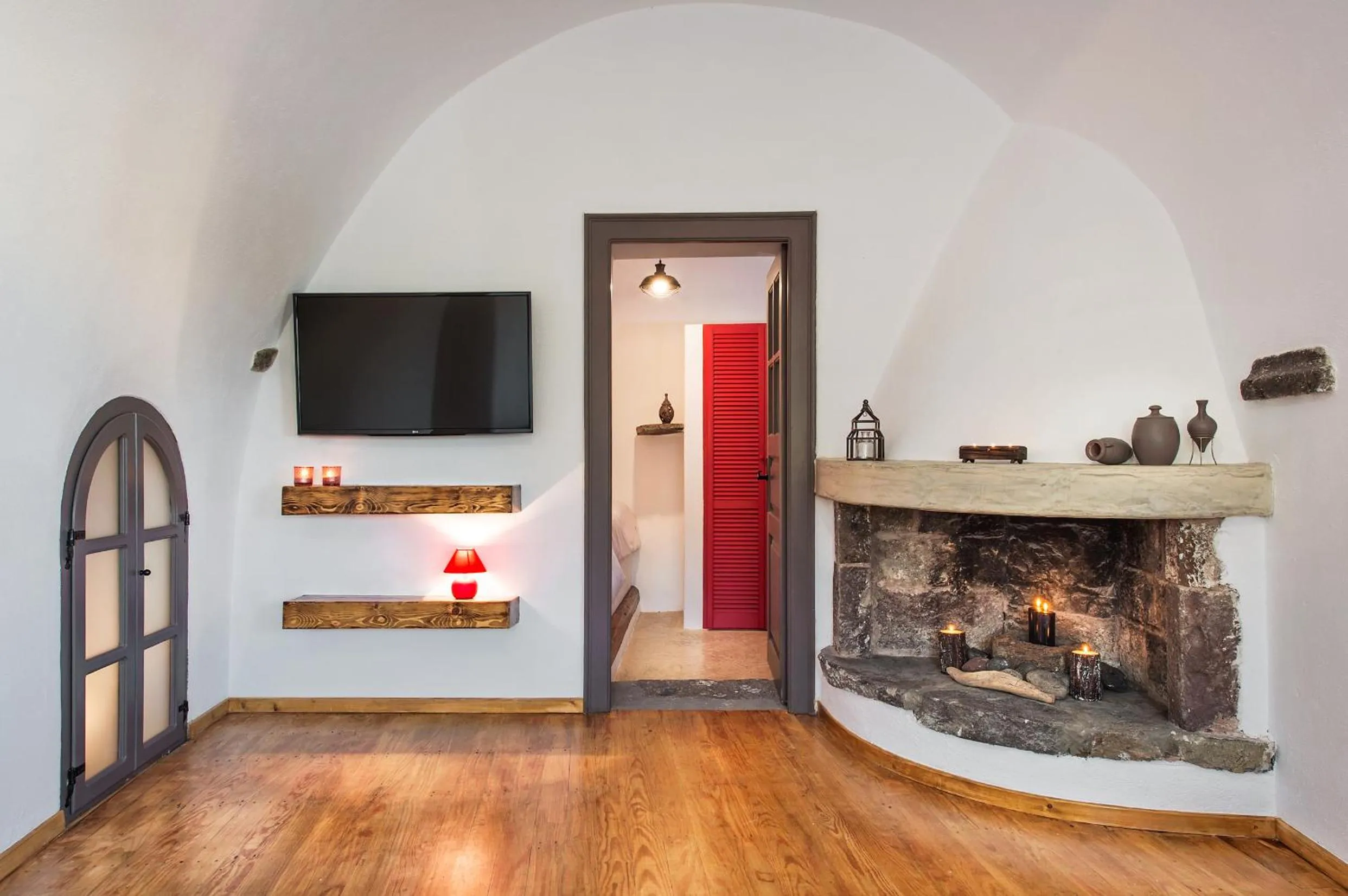 Living room in Old Vourvoulos Houses