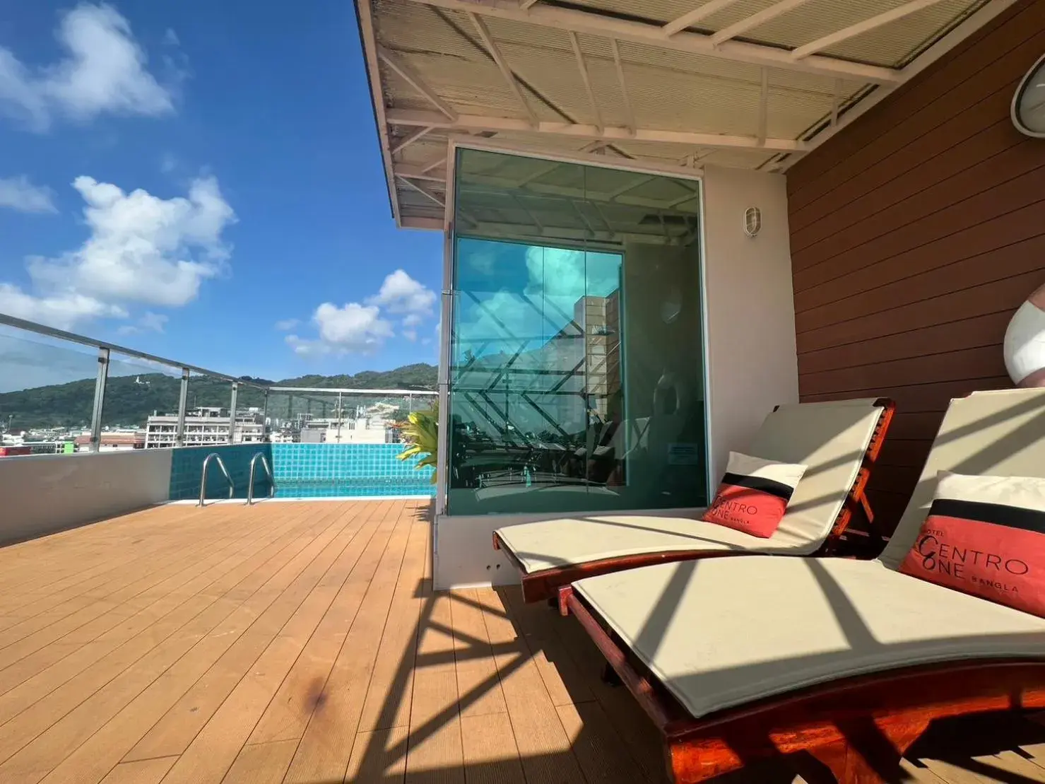 Swimming pool in Centro One Bangla Swimming pool in Centro One Bangla