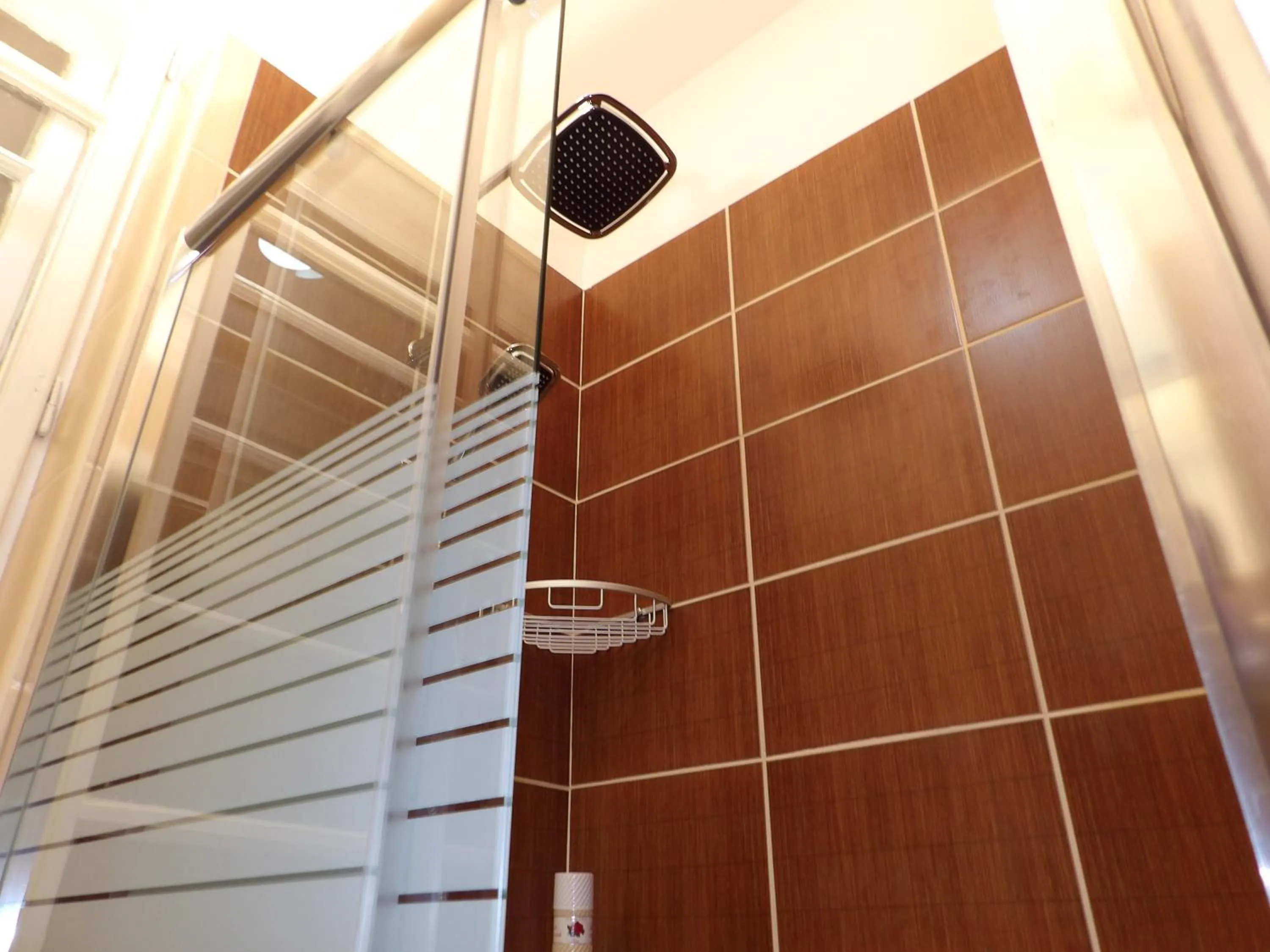 Shower in M&M Downtown Apartment