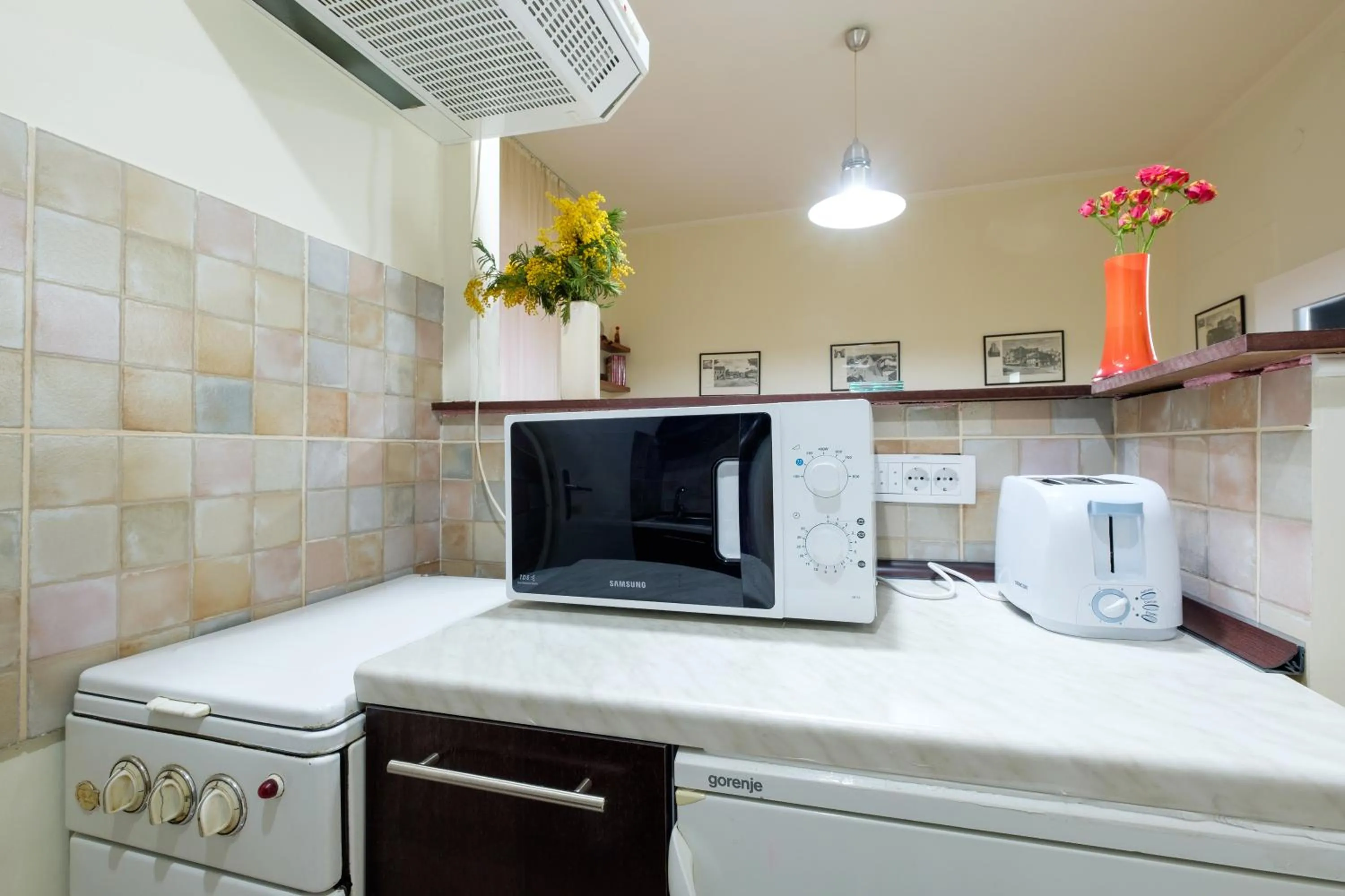 Kitchen or kitchenette in M&M Downtown Apartment