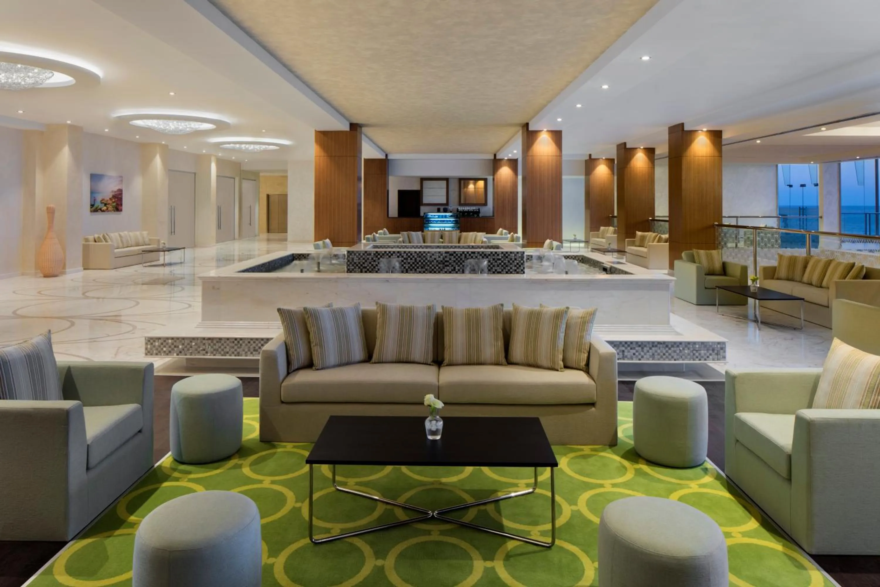 Lobby or reception in Radisson Blu Hotel & Resort, Sohar