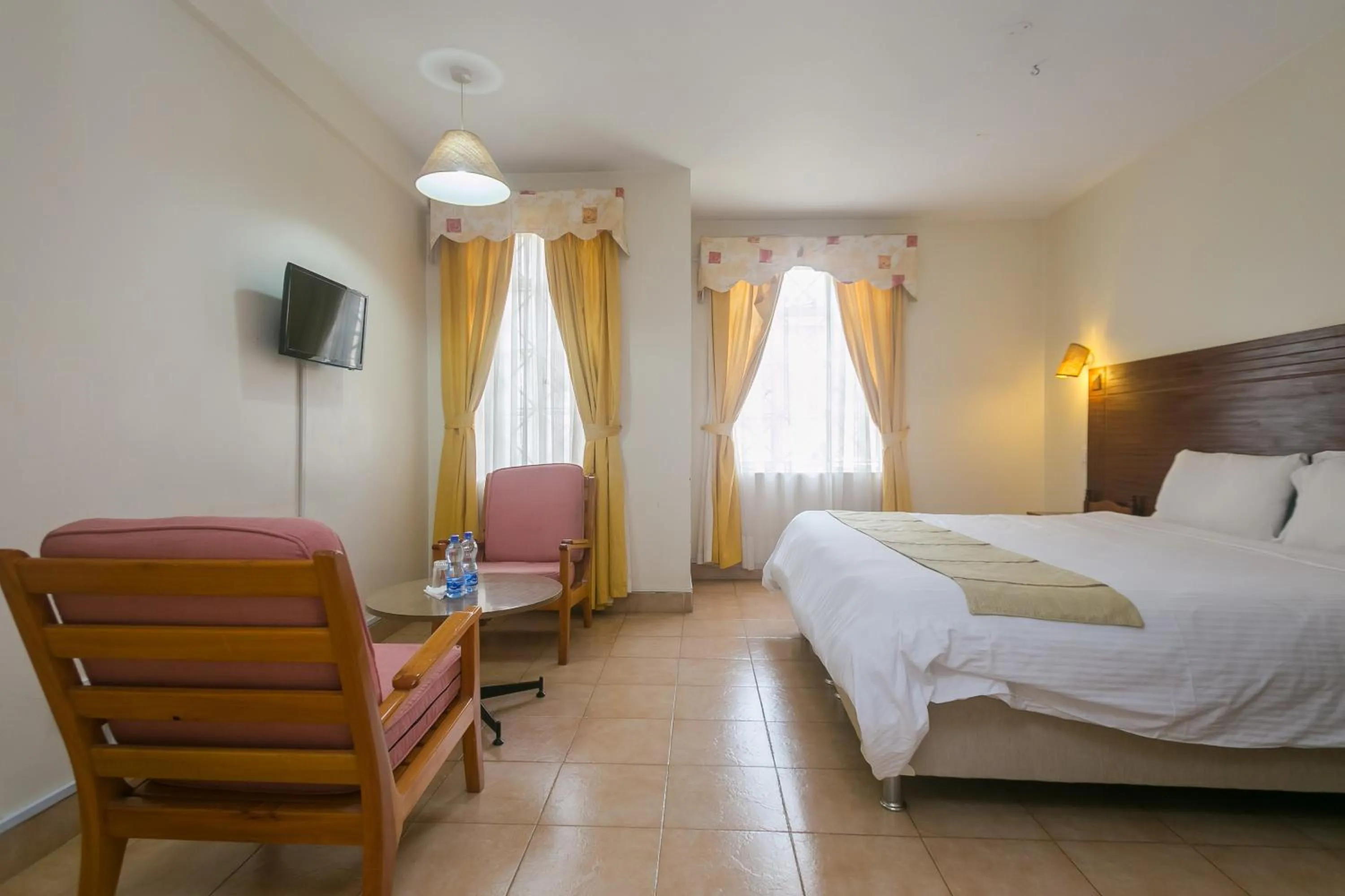 Bed in Corat Africa Hotel