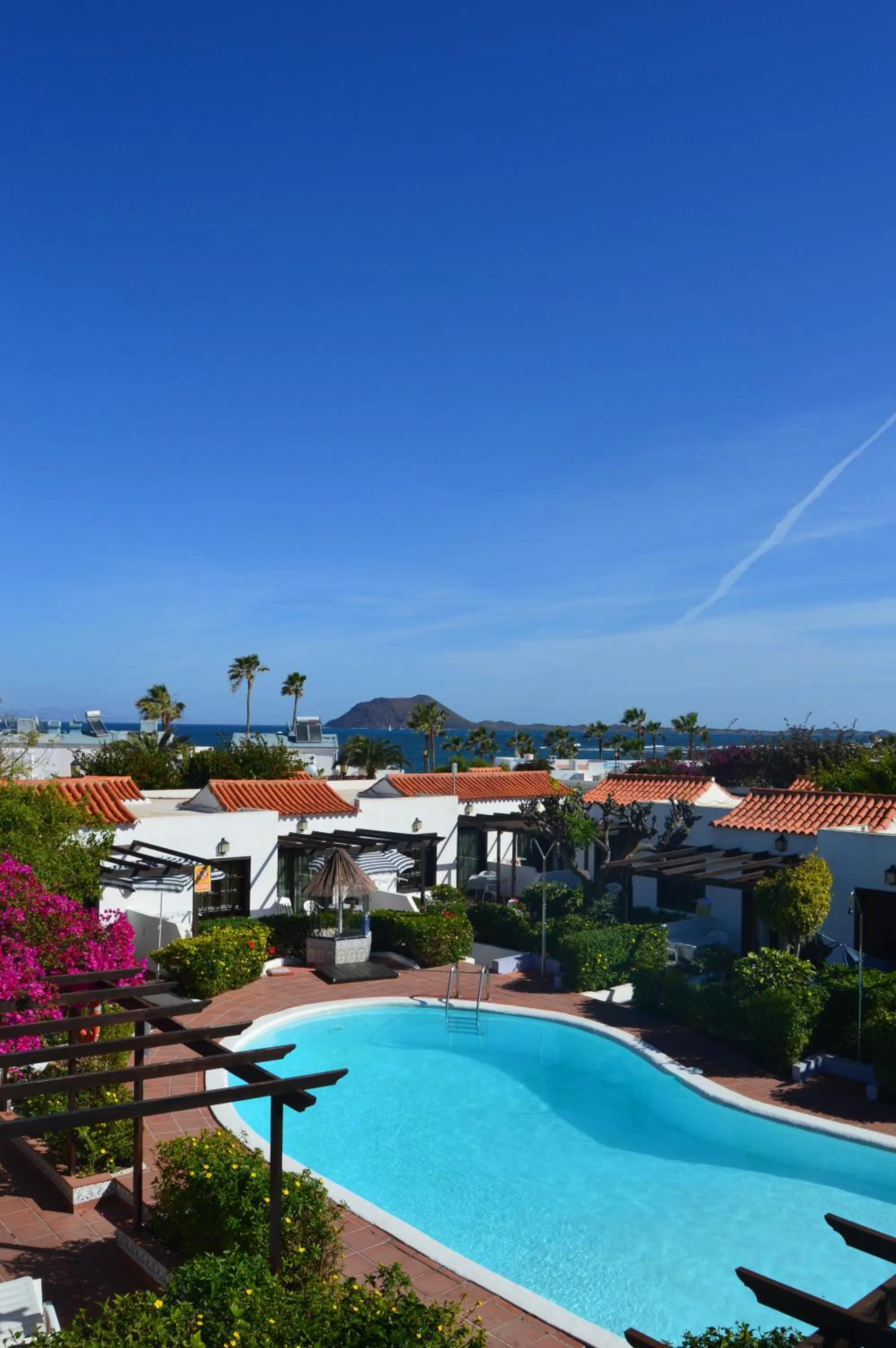 Pool view in La Concha del Mar