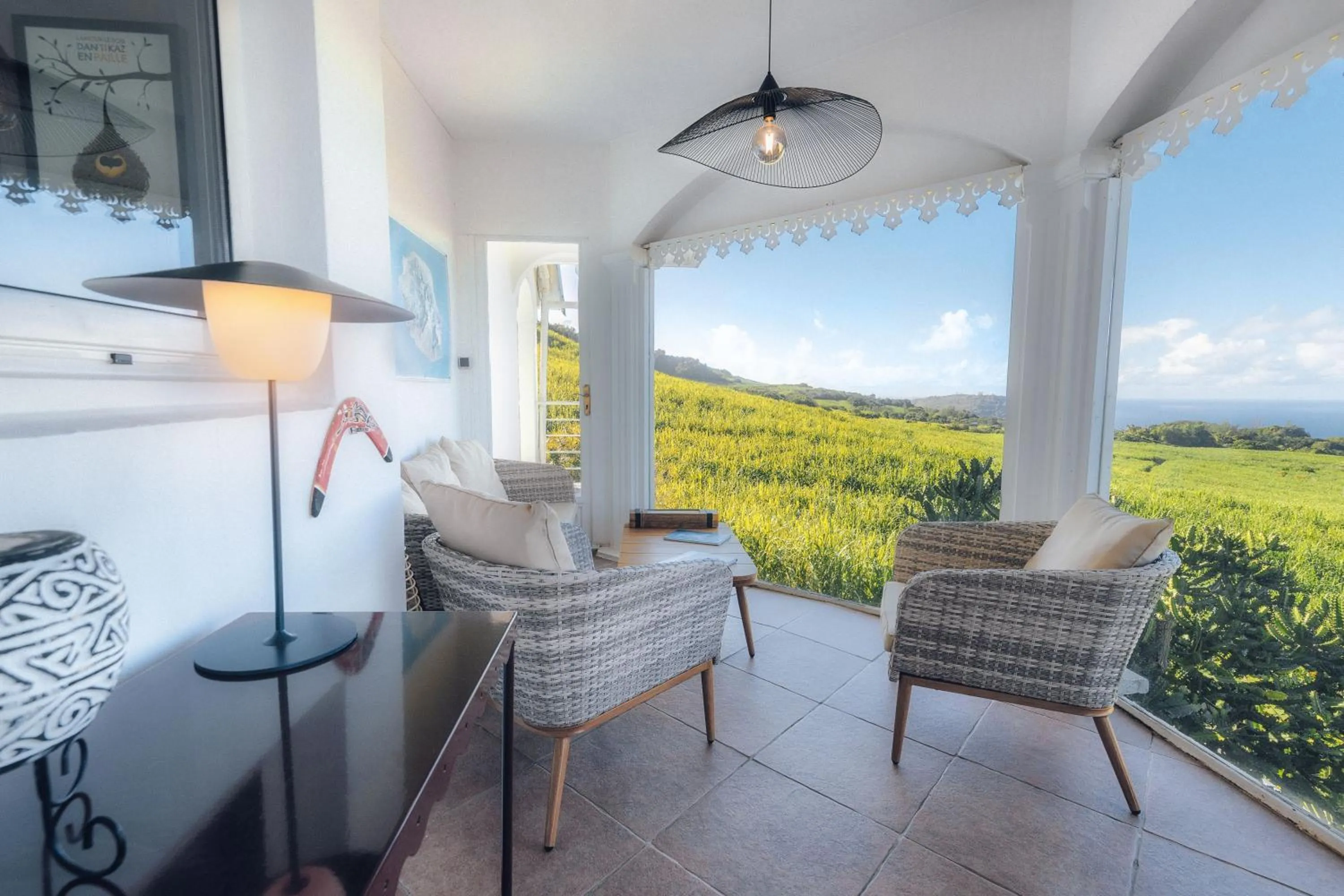 Natural landscape in La Plantation