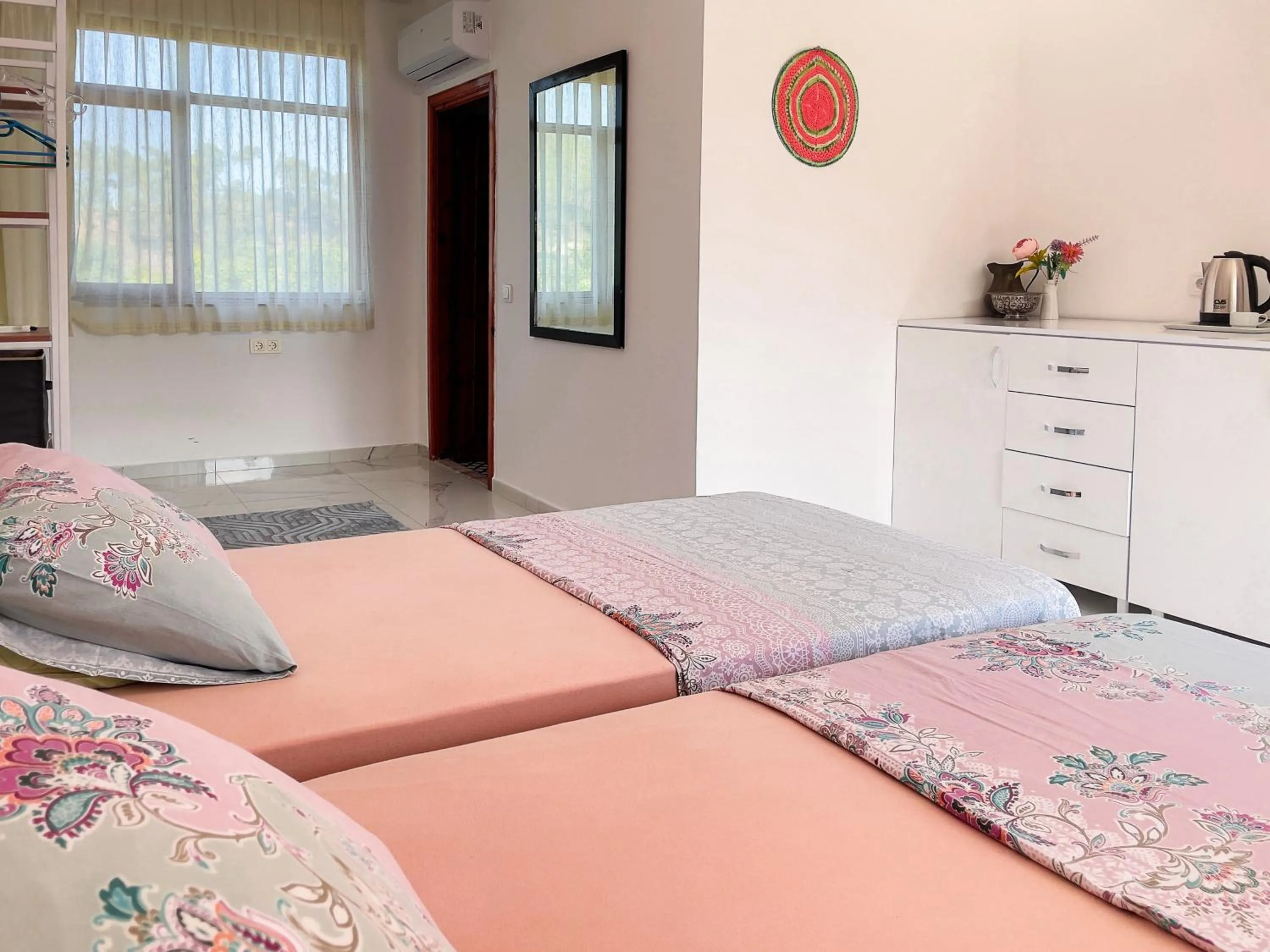 Bed in Erendiz Garden Hotel