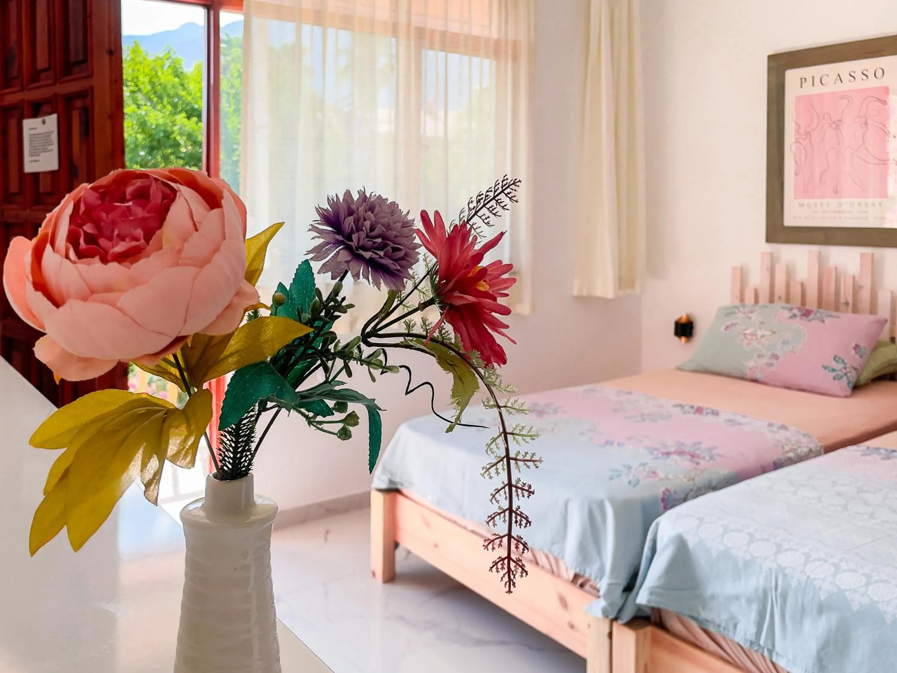 Bed in Erendiz Garden Hotel