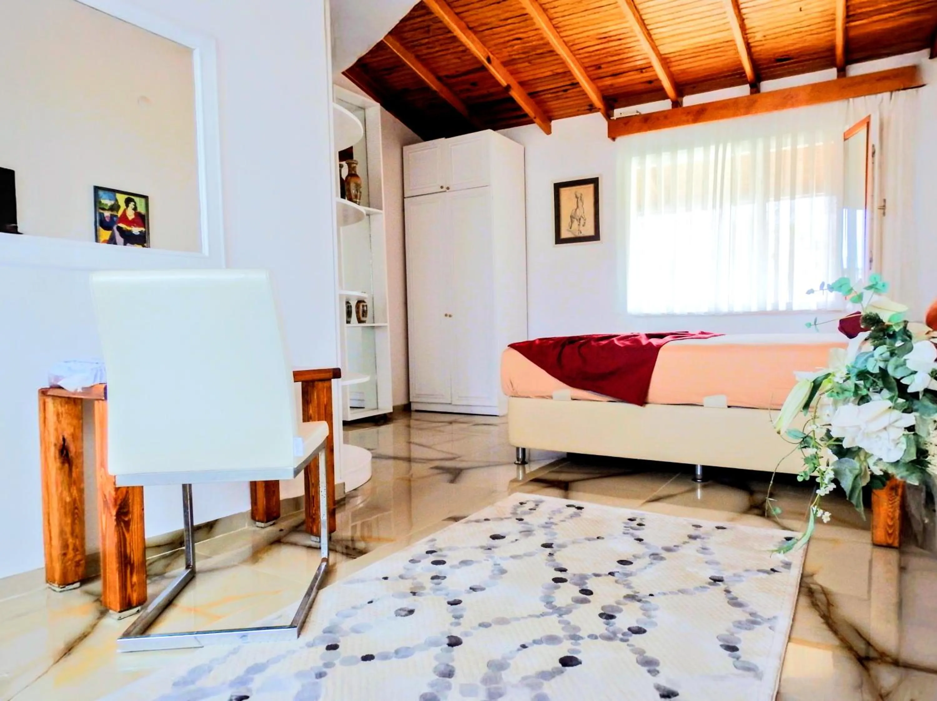 Bed in Erendiz Garden Hotel