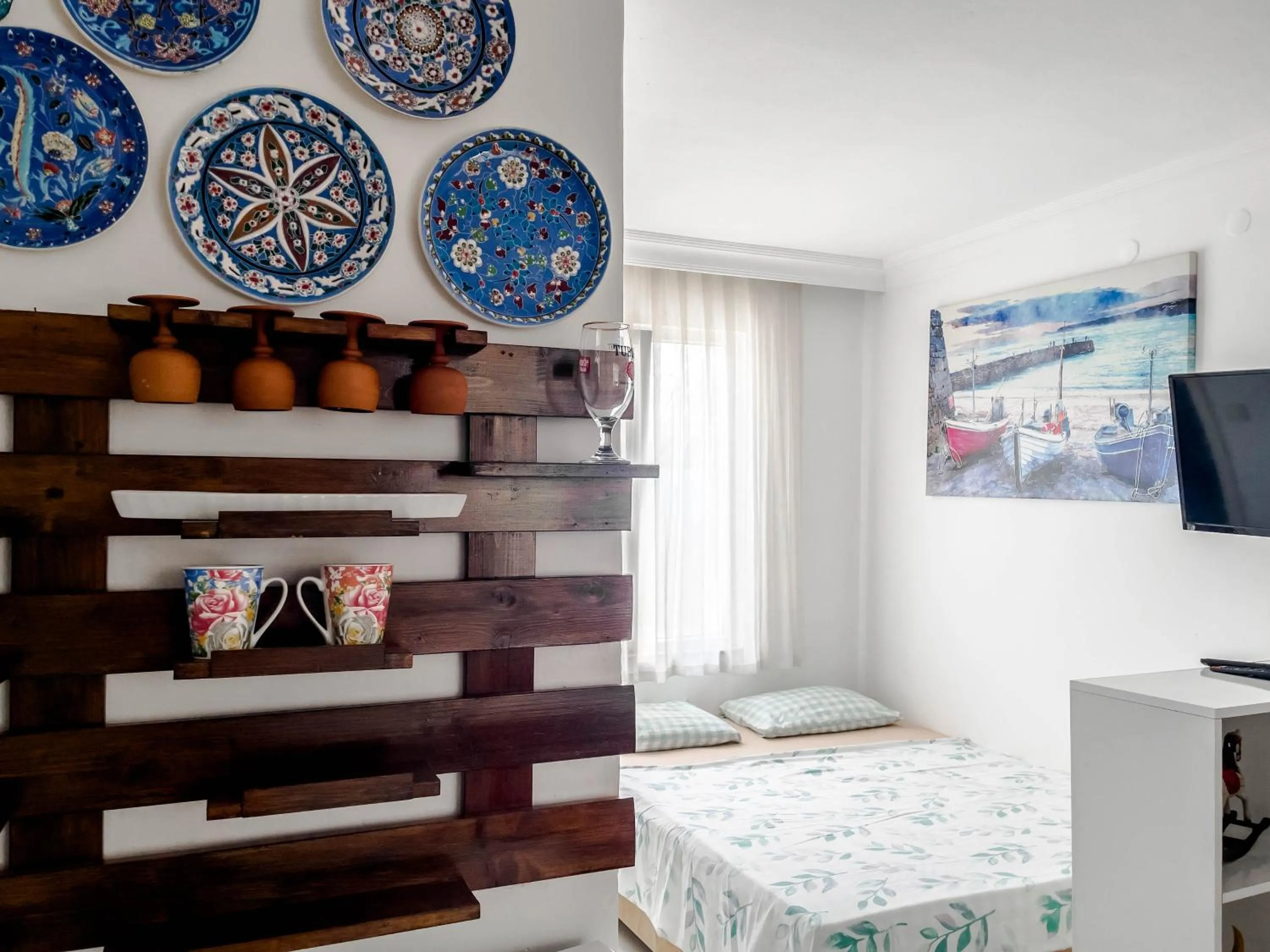 Bed in Erendiz Garden Hotel