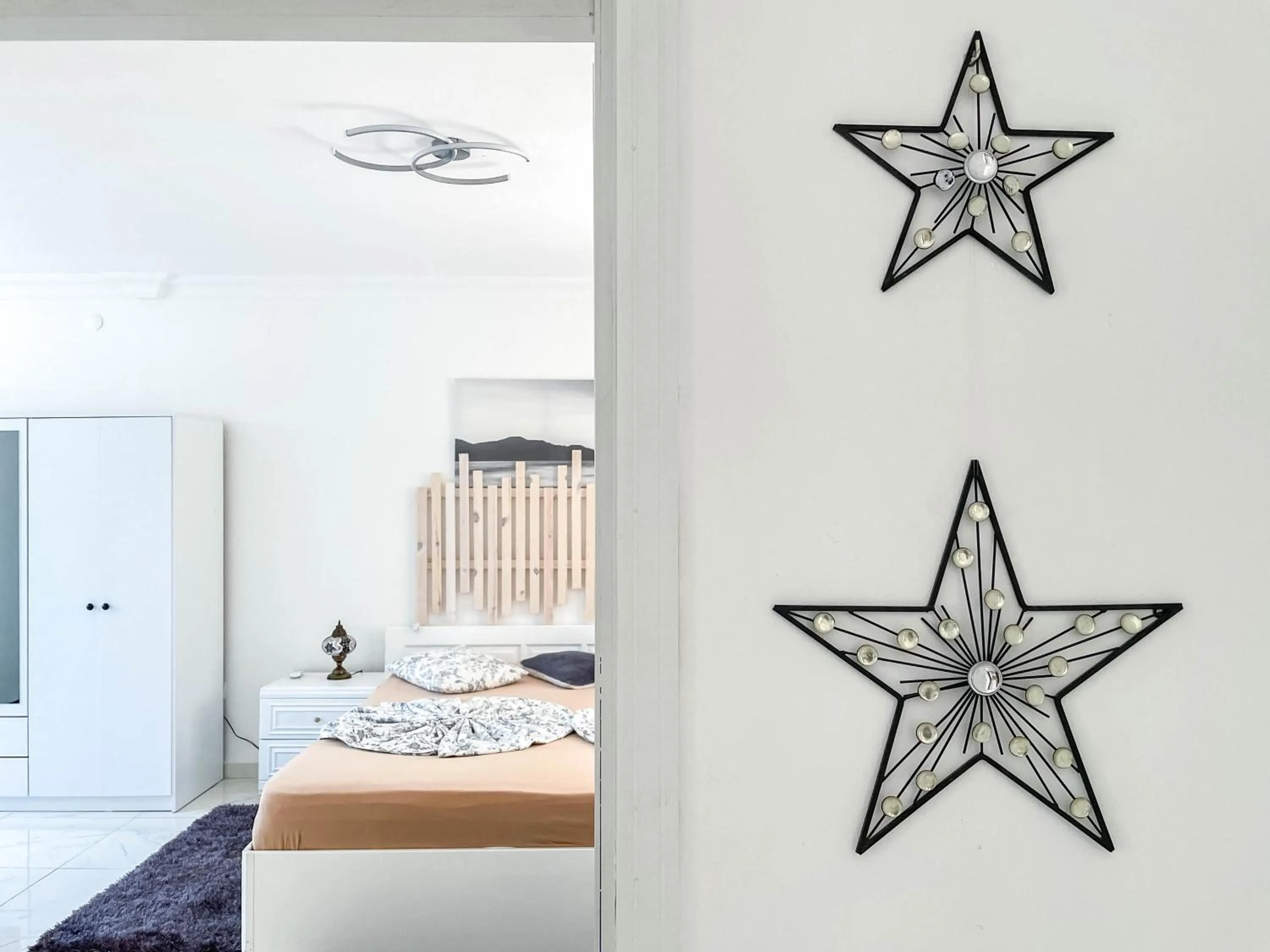 Bed in Erendiz Garden Hotel