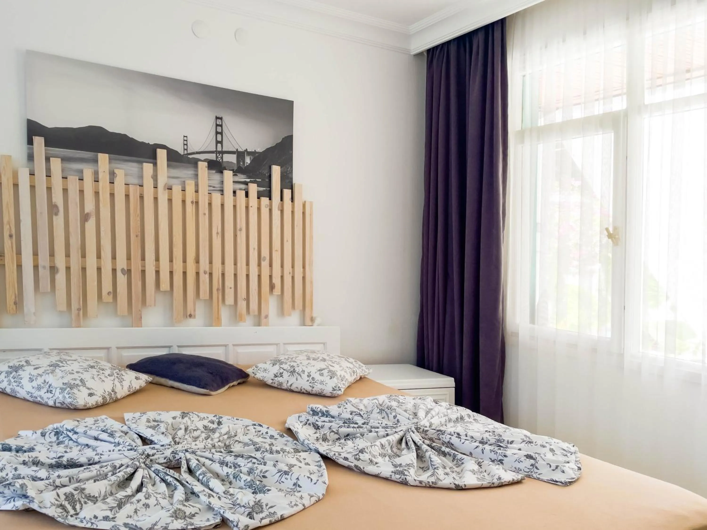 Bed in Erendiz Garden Hotel