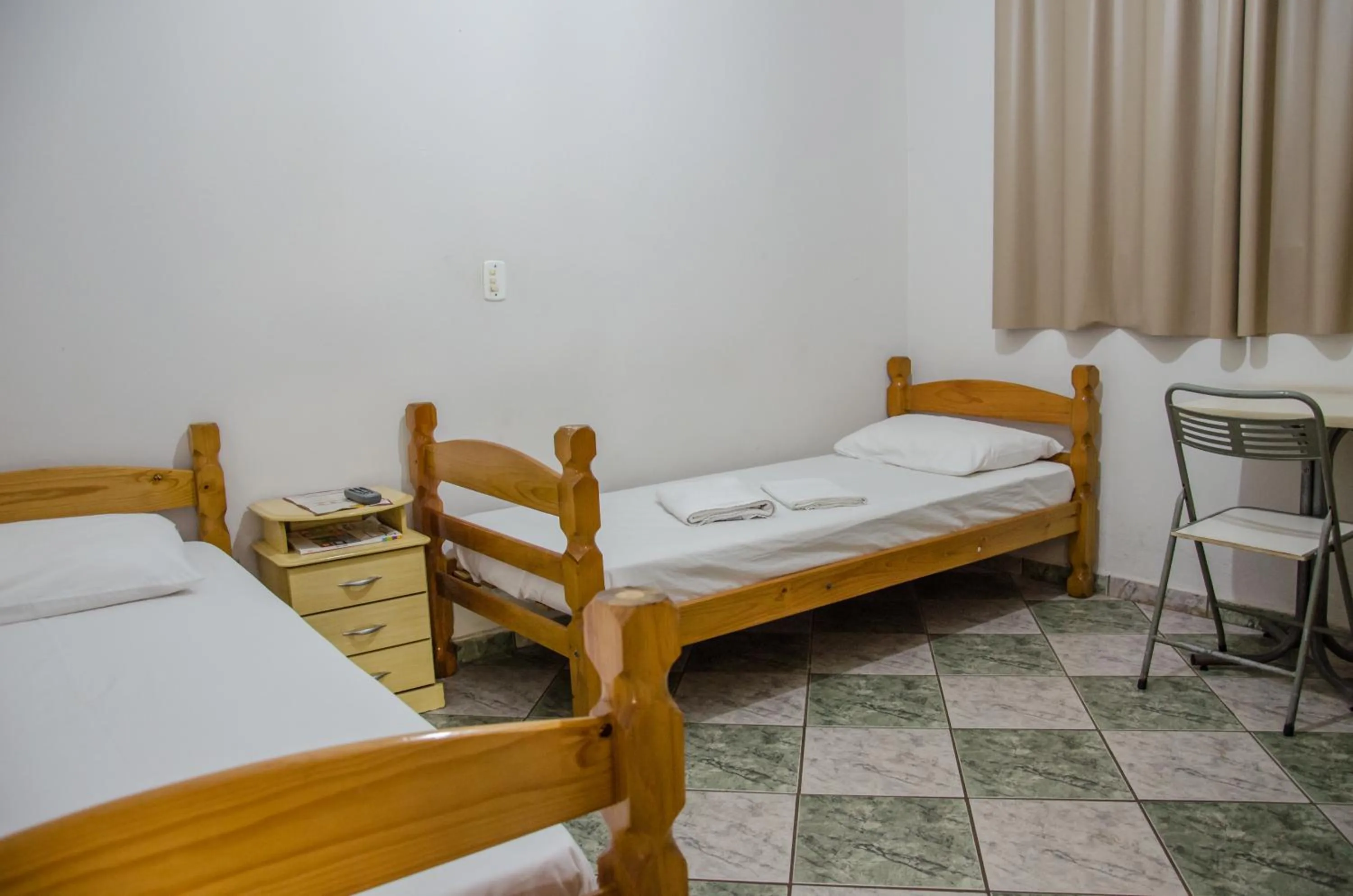Bed in Hotel Pousada Do Leão