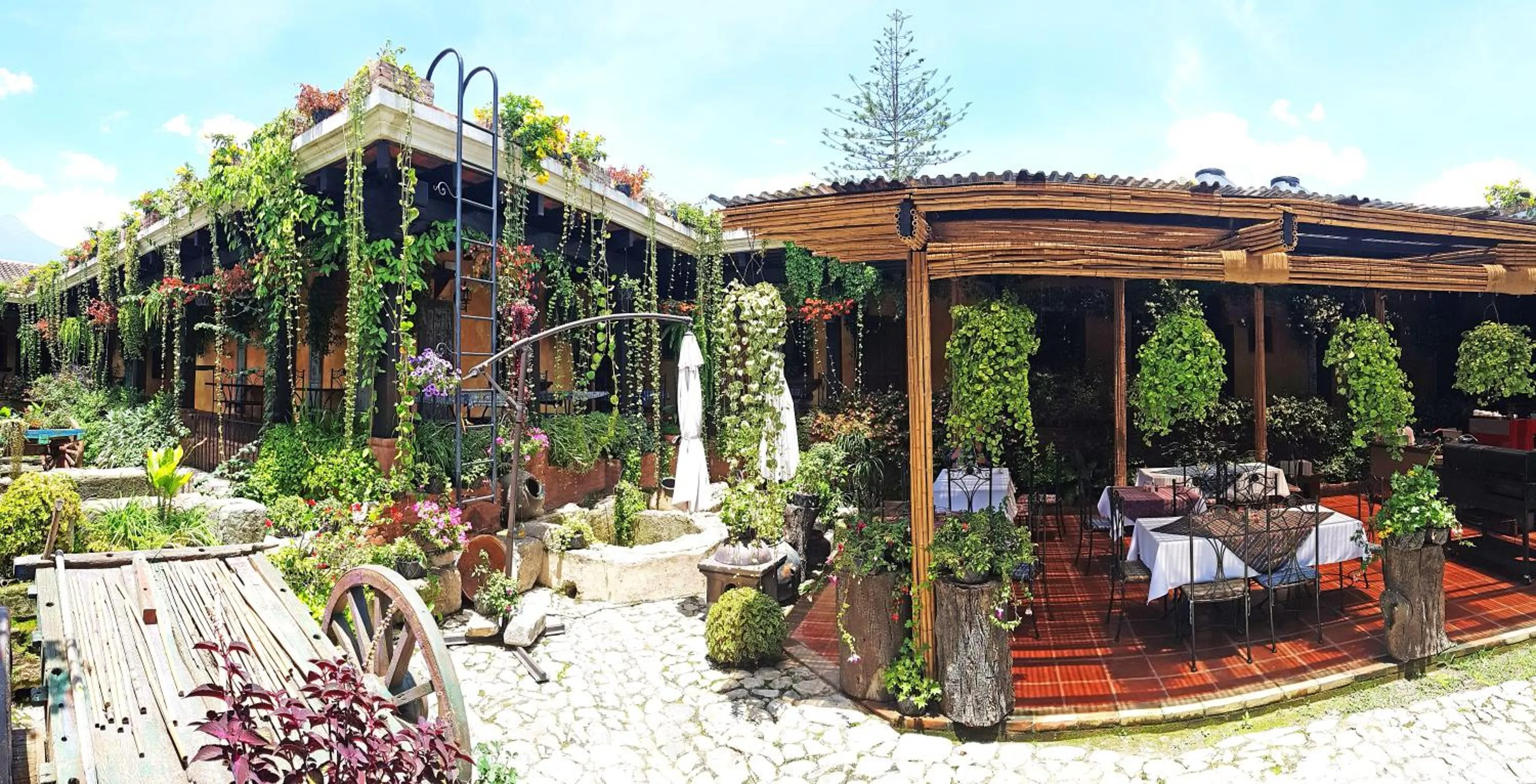 Restaurant/places to eat in Hotel Eterna Primavera Antigua