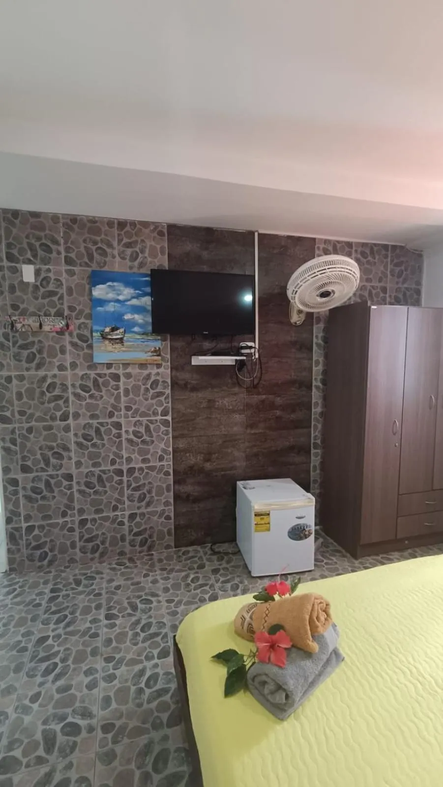 Bed in Jackuri Casa Hospedaje