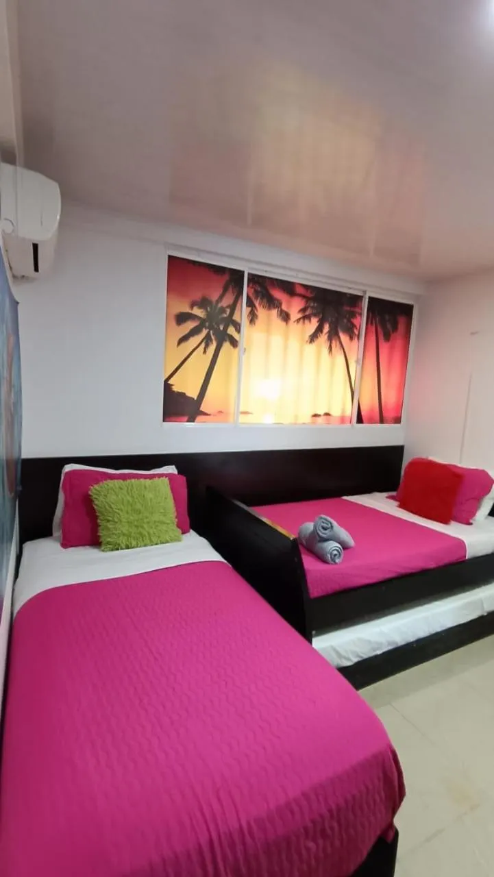 Bed in Jackuri Casa Hospedaje