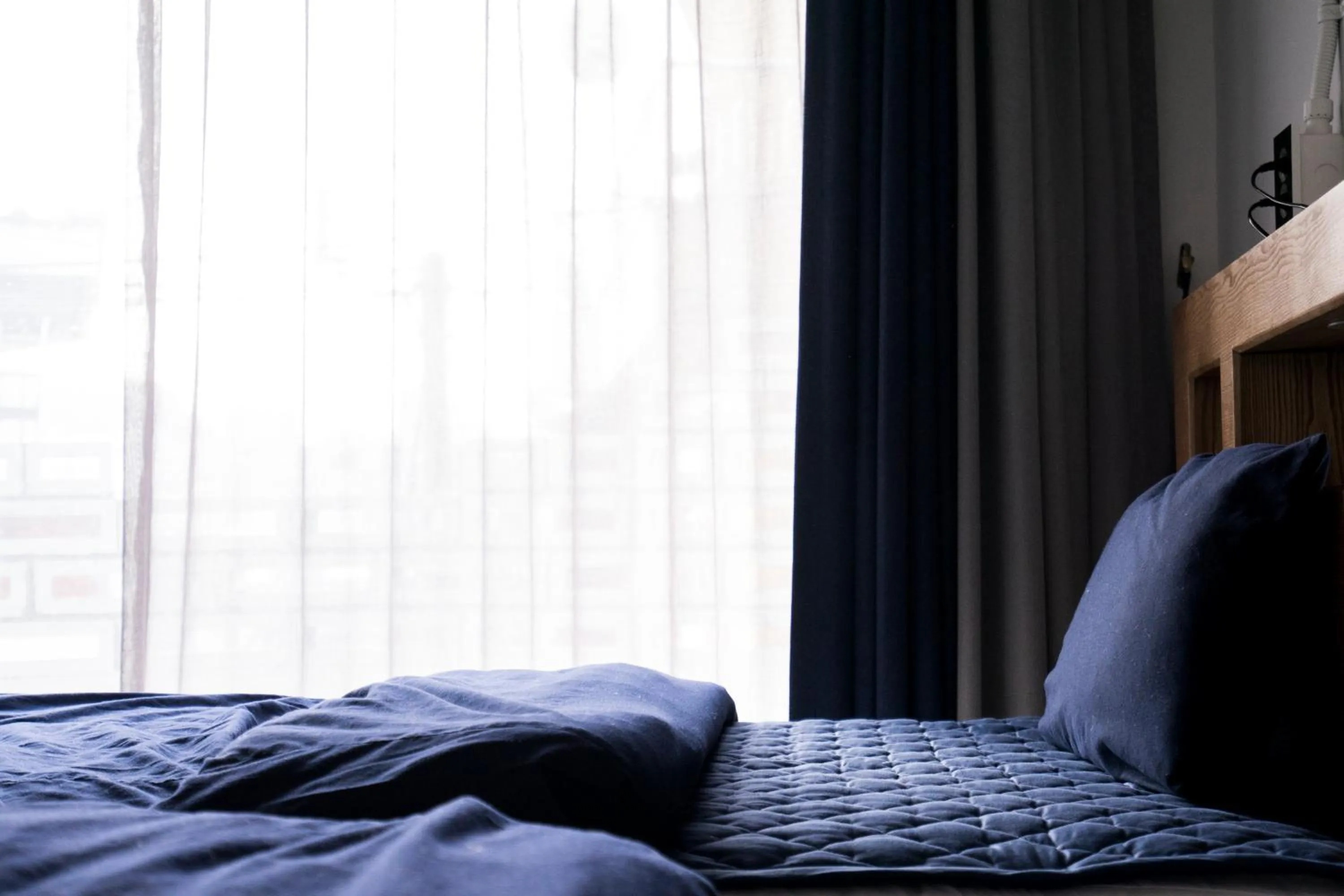 Bedroom, Bed in That House Hongdae