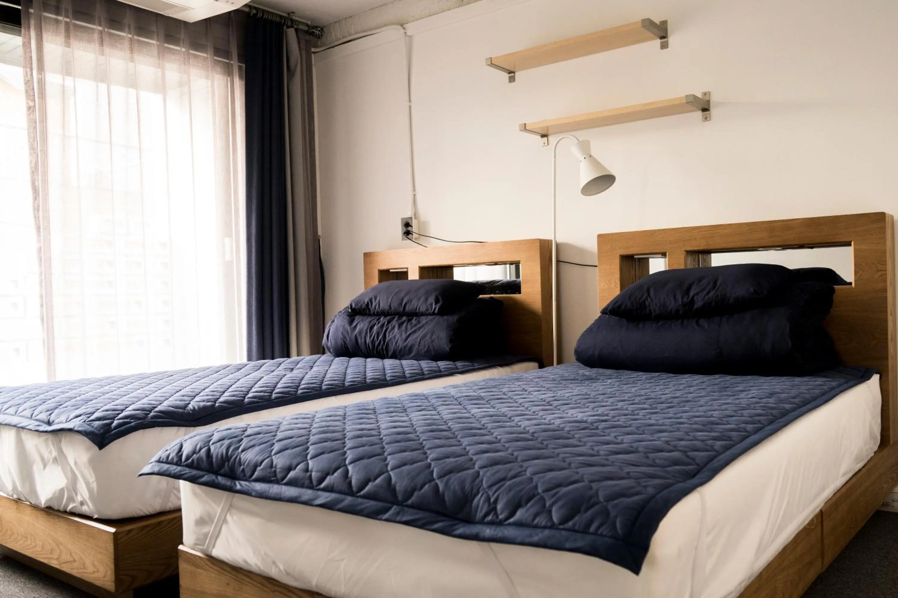 Bedroom, Bed in That House Hongdae