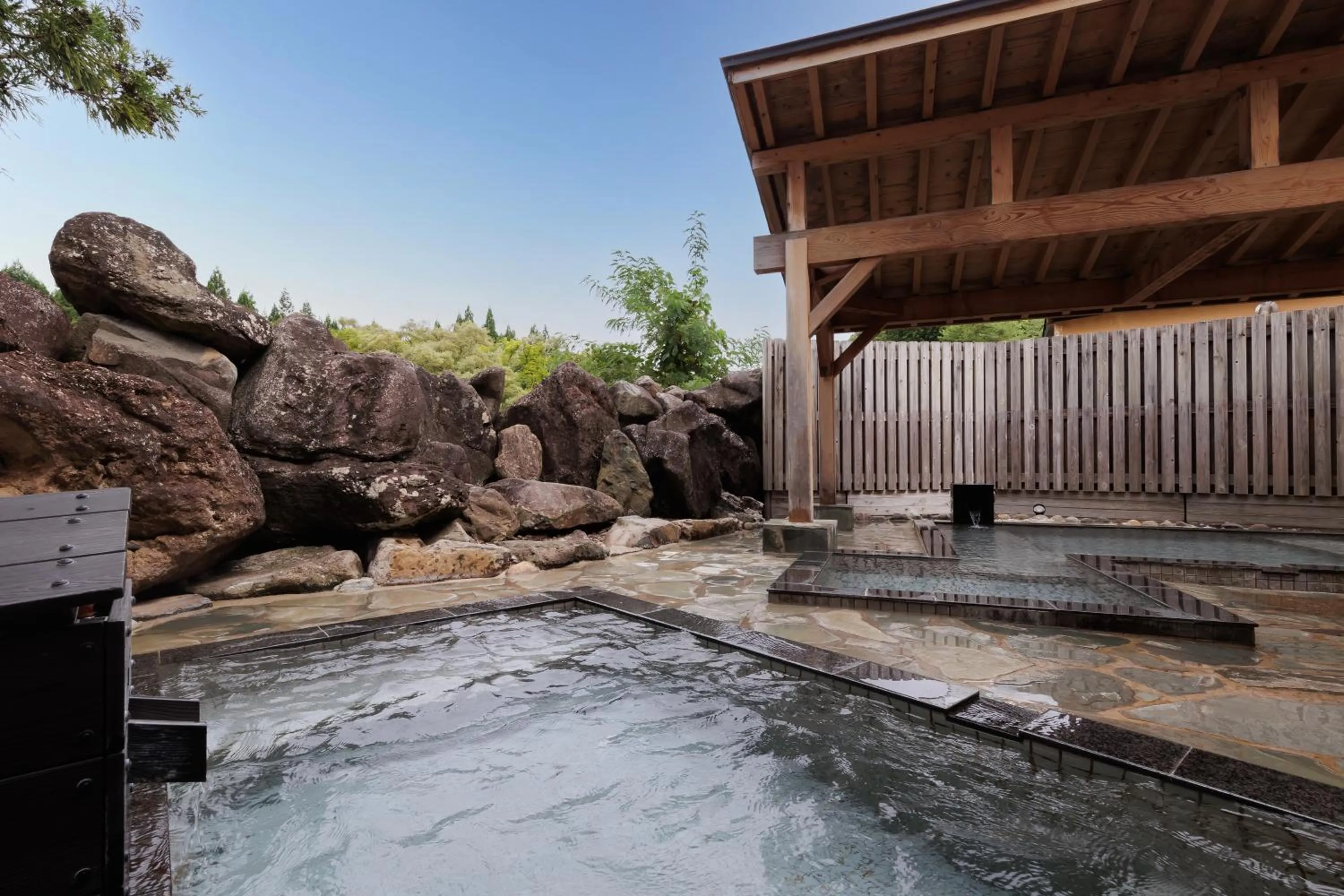 Open Air Bath in Tazawako Lake Resort & Onsen