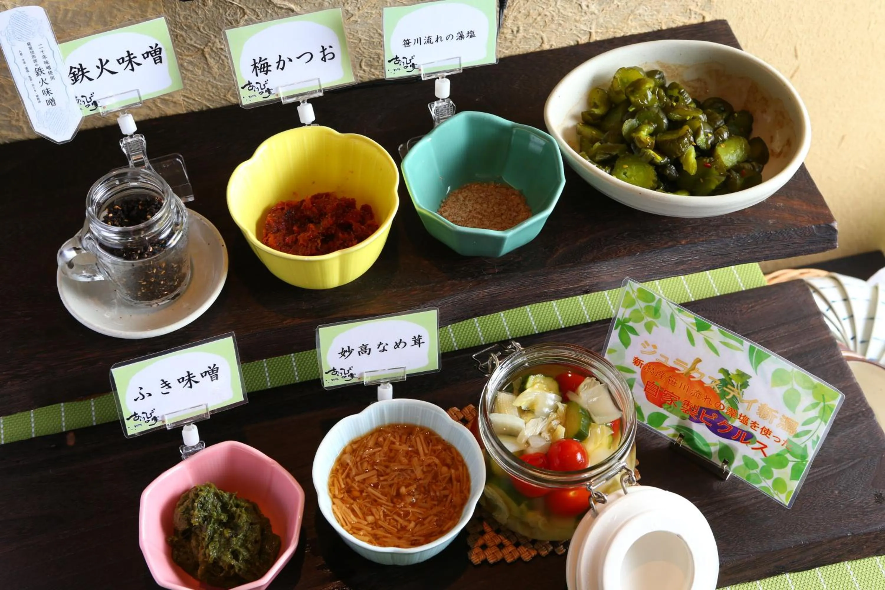 Buffet breakfast in Juraku Stay Niigata