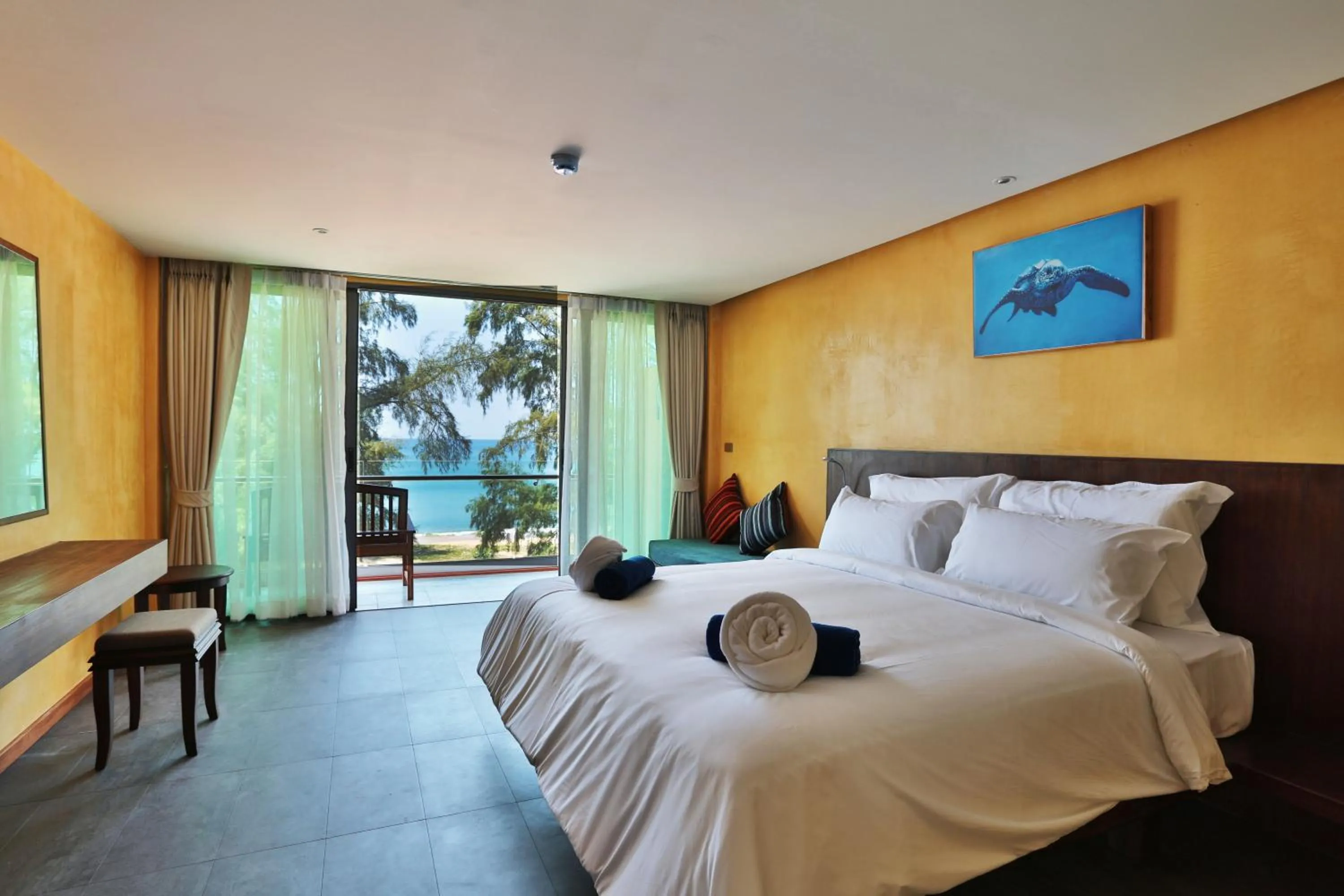 Bedroom, Bed in Coriacea Beachfront Boutique Phuket Resort
