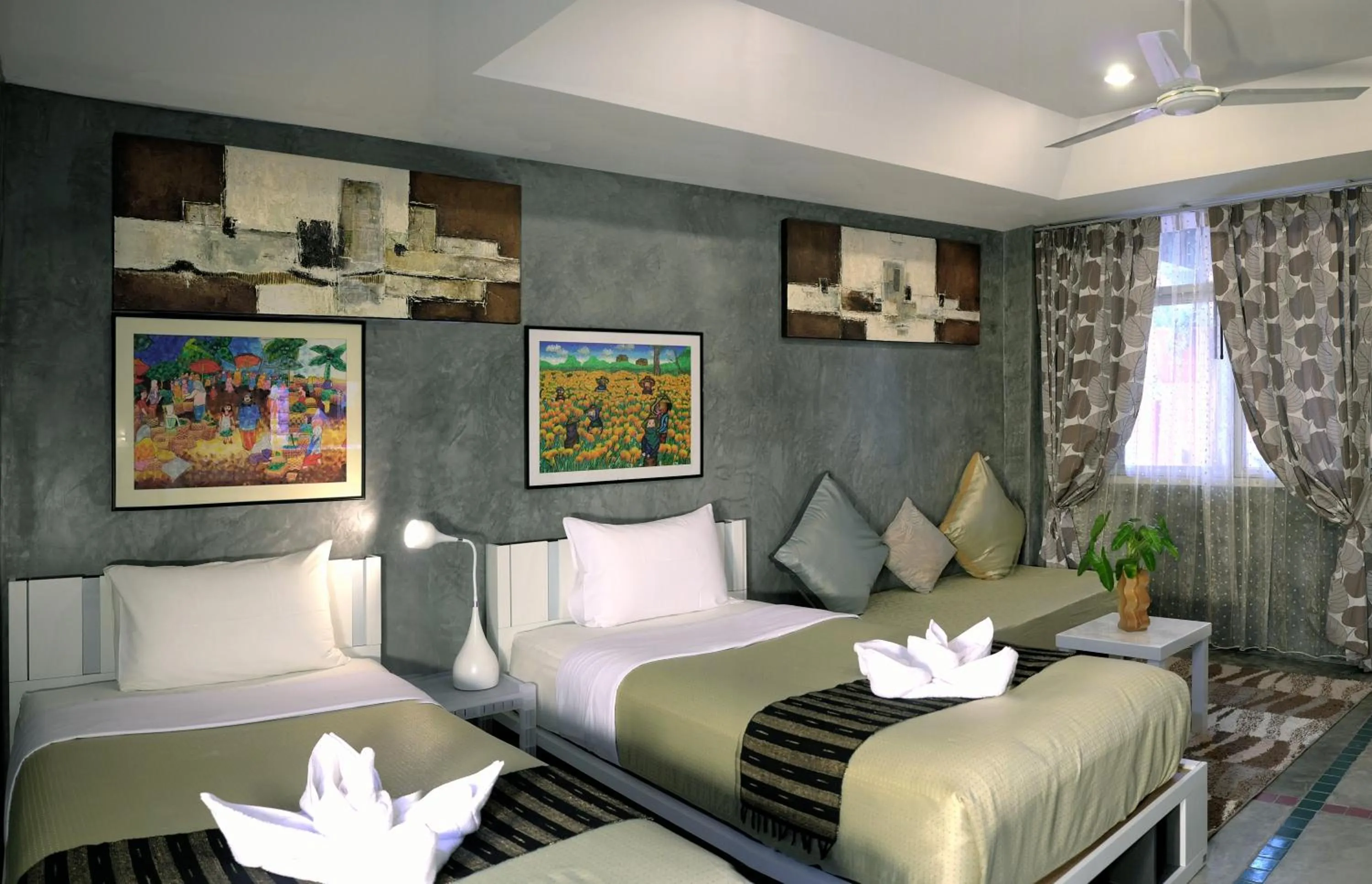 Bathroom, Bed in Phuket Paradiso