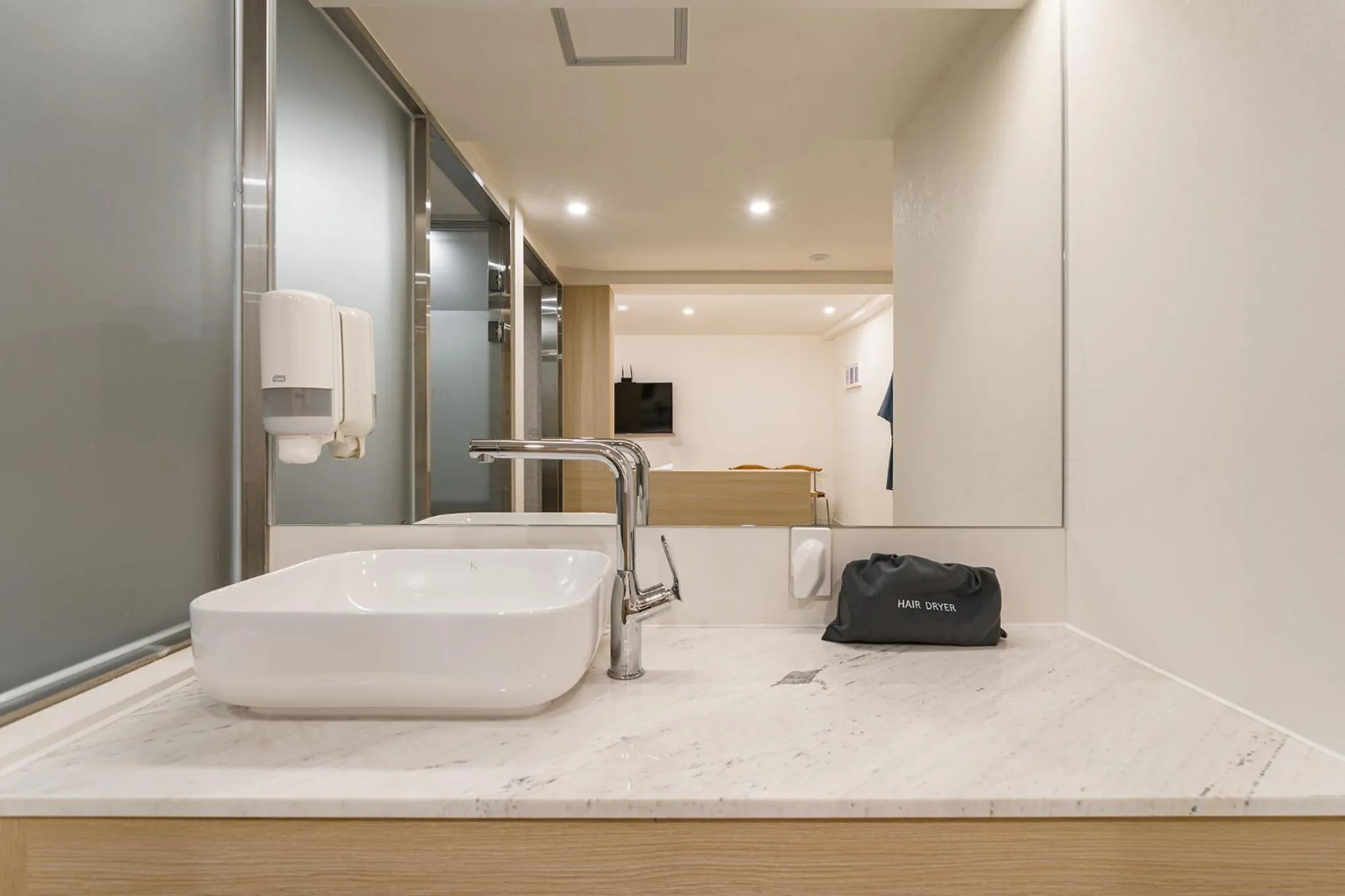 Bathroom in 25hours Hotel