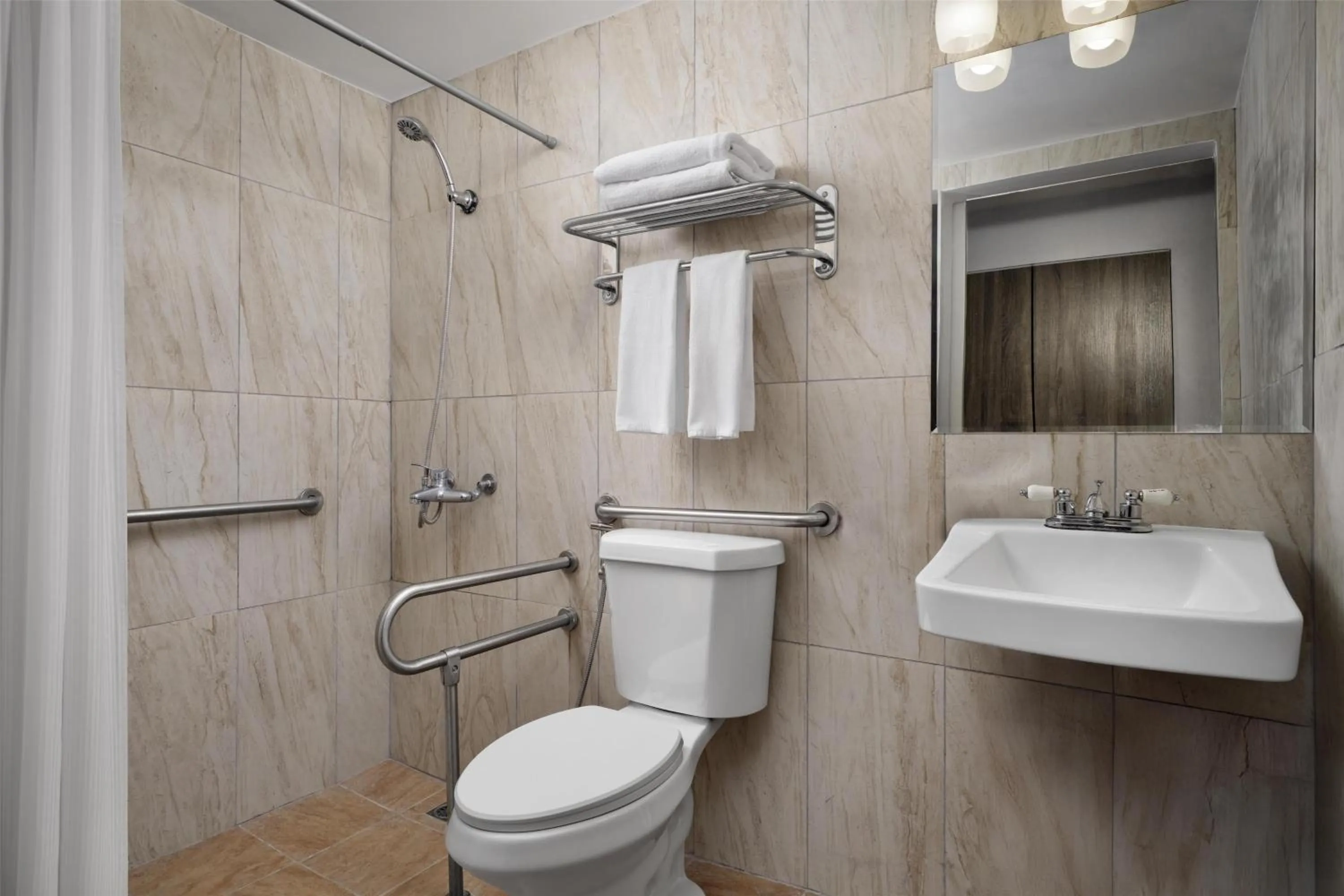 Bathroom in SureStay by Best Western Guam Airport