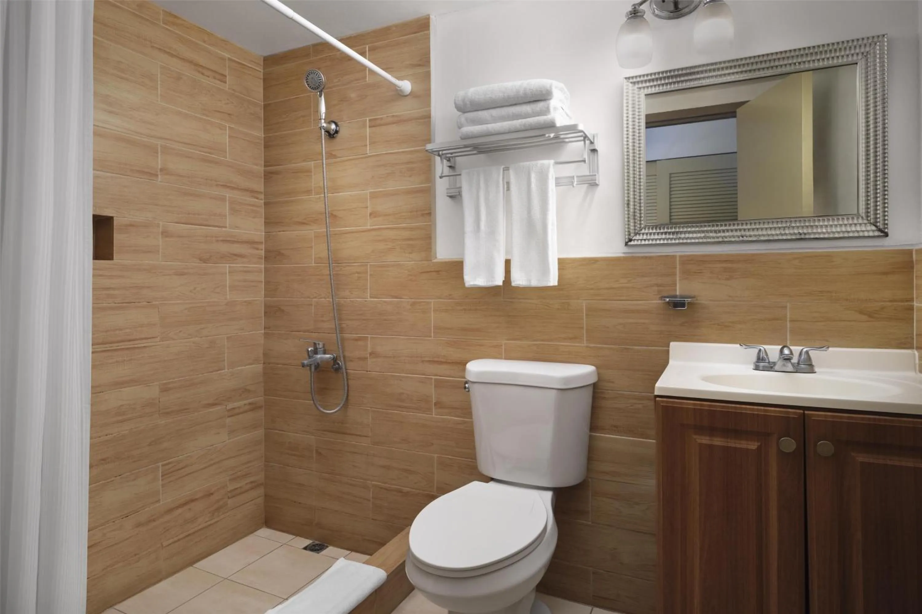 Bathroom in SureStay by Best Western Guam Airport