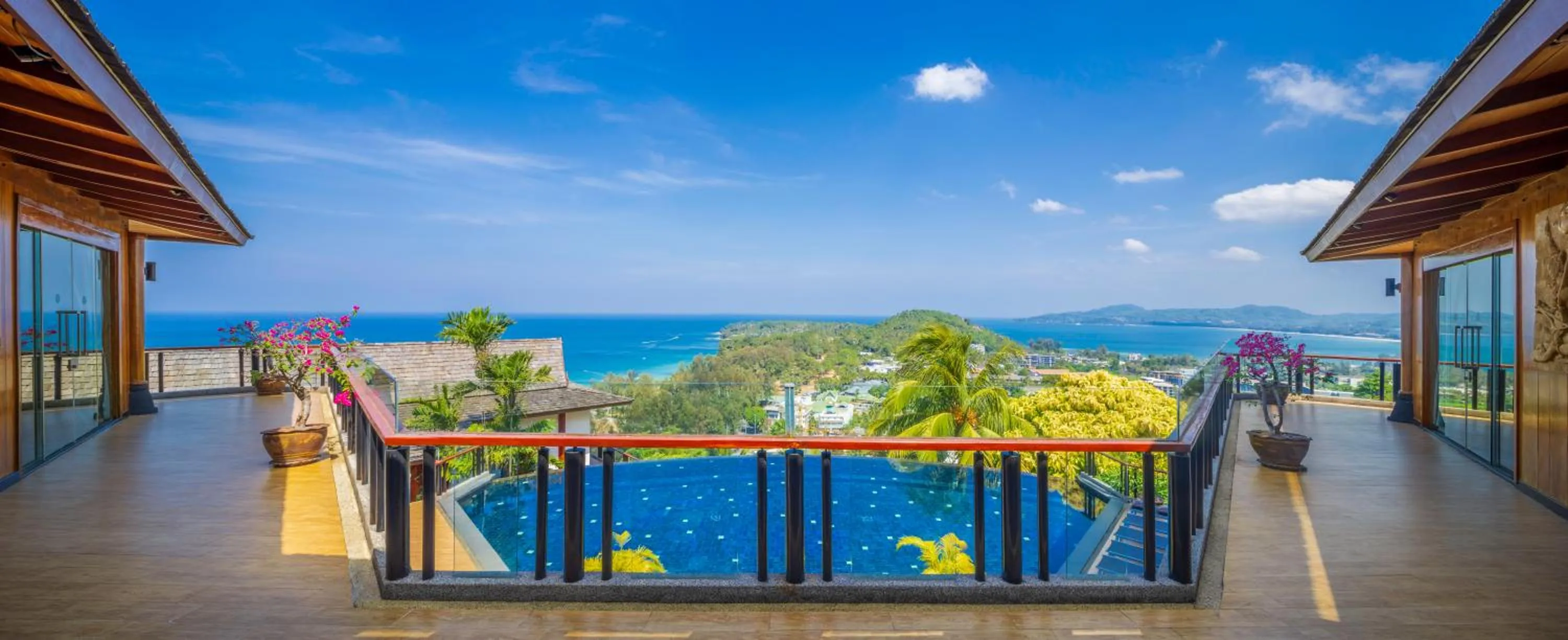 Patio in Luxury 4 pool Seaview 6 bedroom Villa on Surin Hill