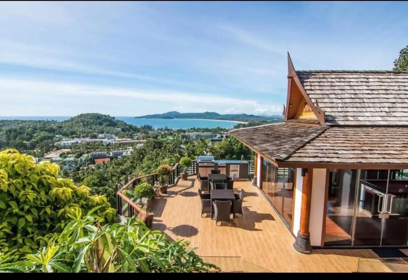 Natural landscape in Luxury 4 pool Seaview 6 bedroom Villa on Surin Hill