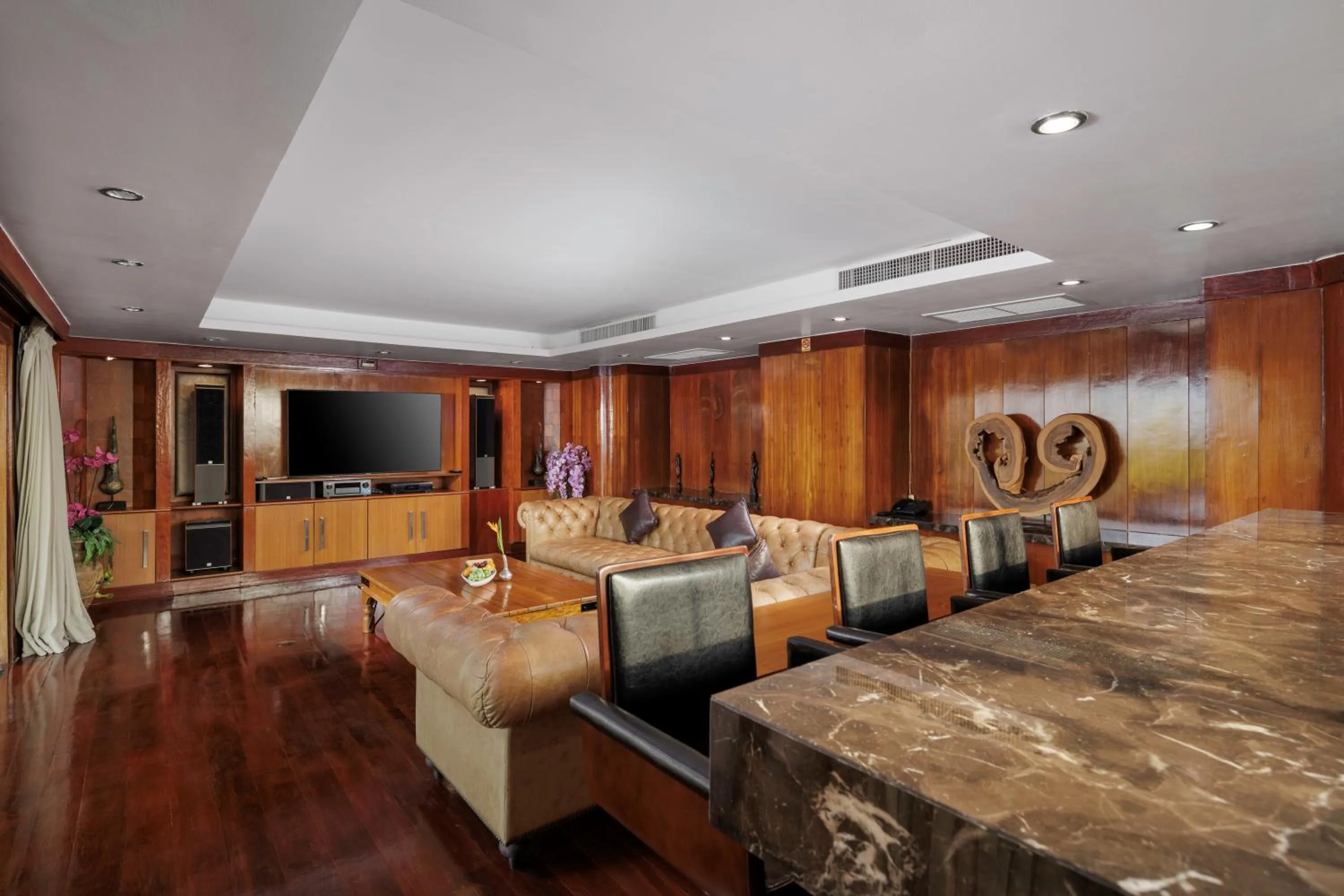 Living room in Luxury 4 pool Seaview 6 bedroom Villa on Surin Hill