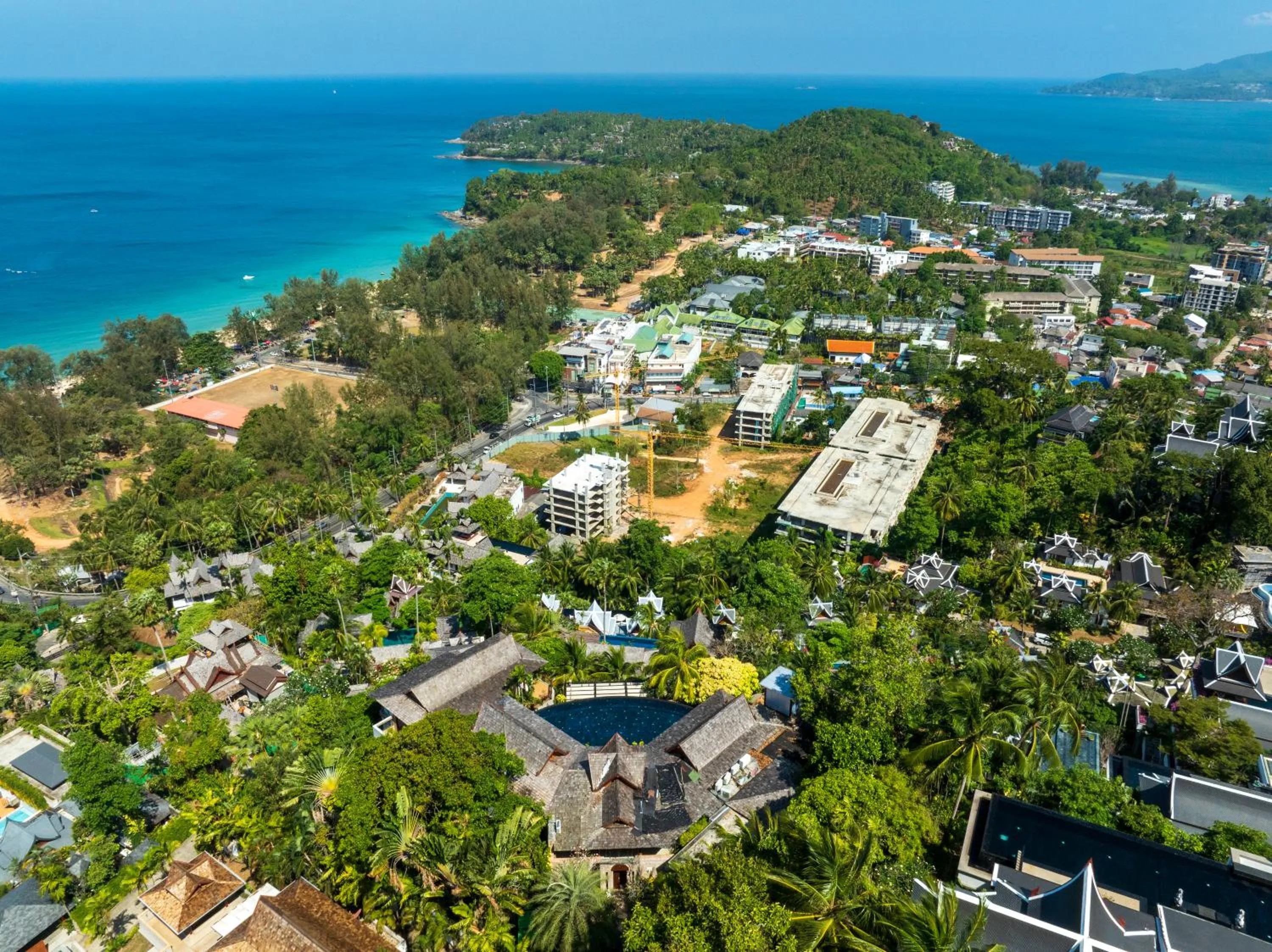 Beach in Luxury 4 pool Seaview 6 bedroom Villa on Surin Hill