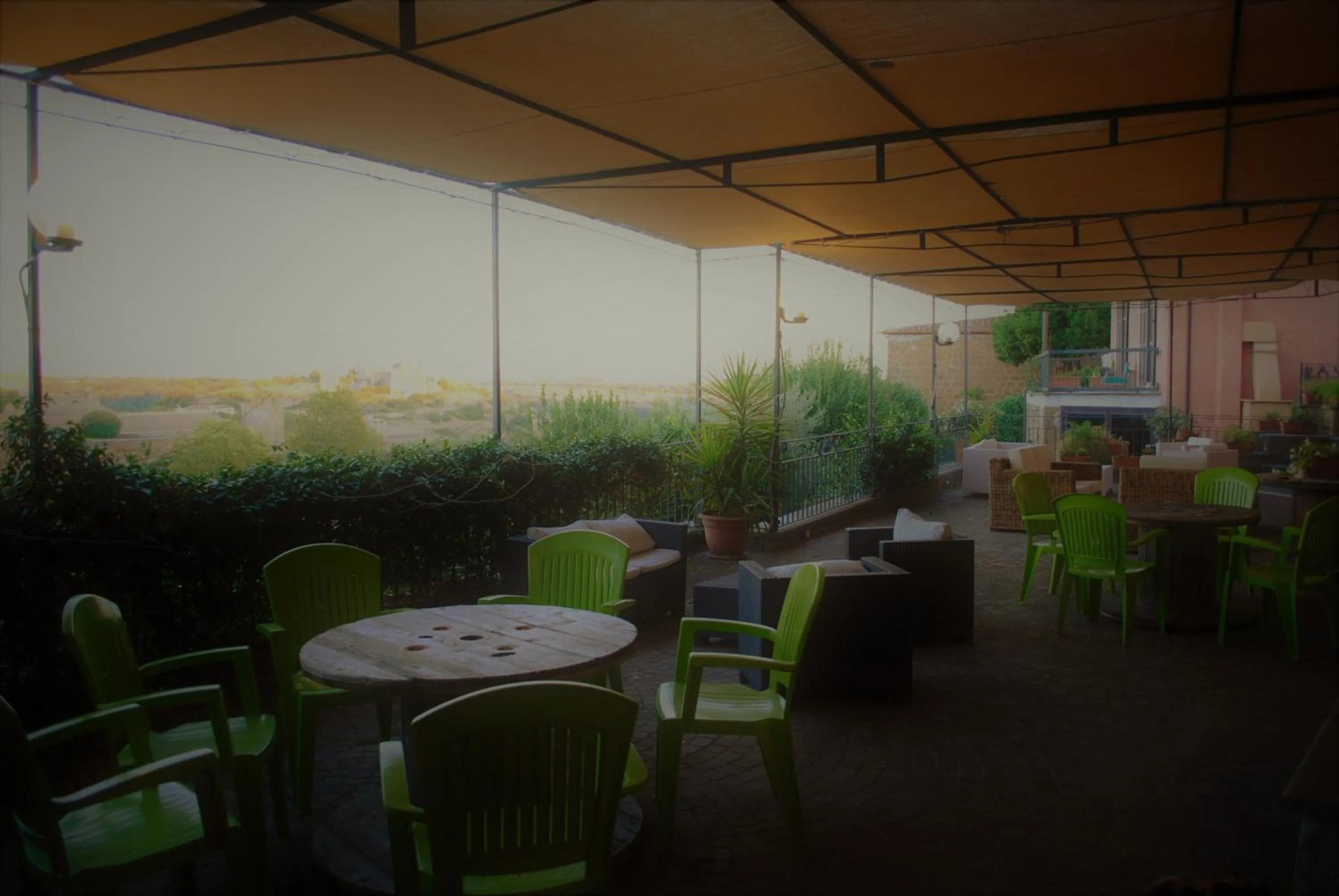 Sunset in Hotel Tuscania Panoramico