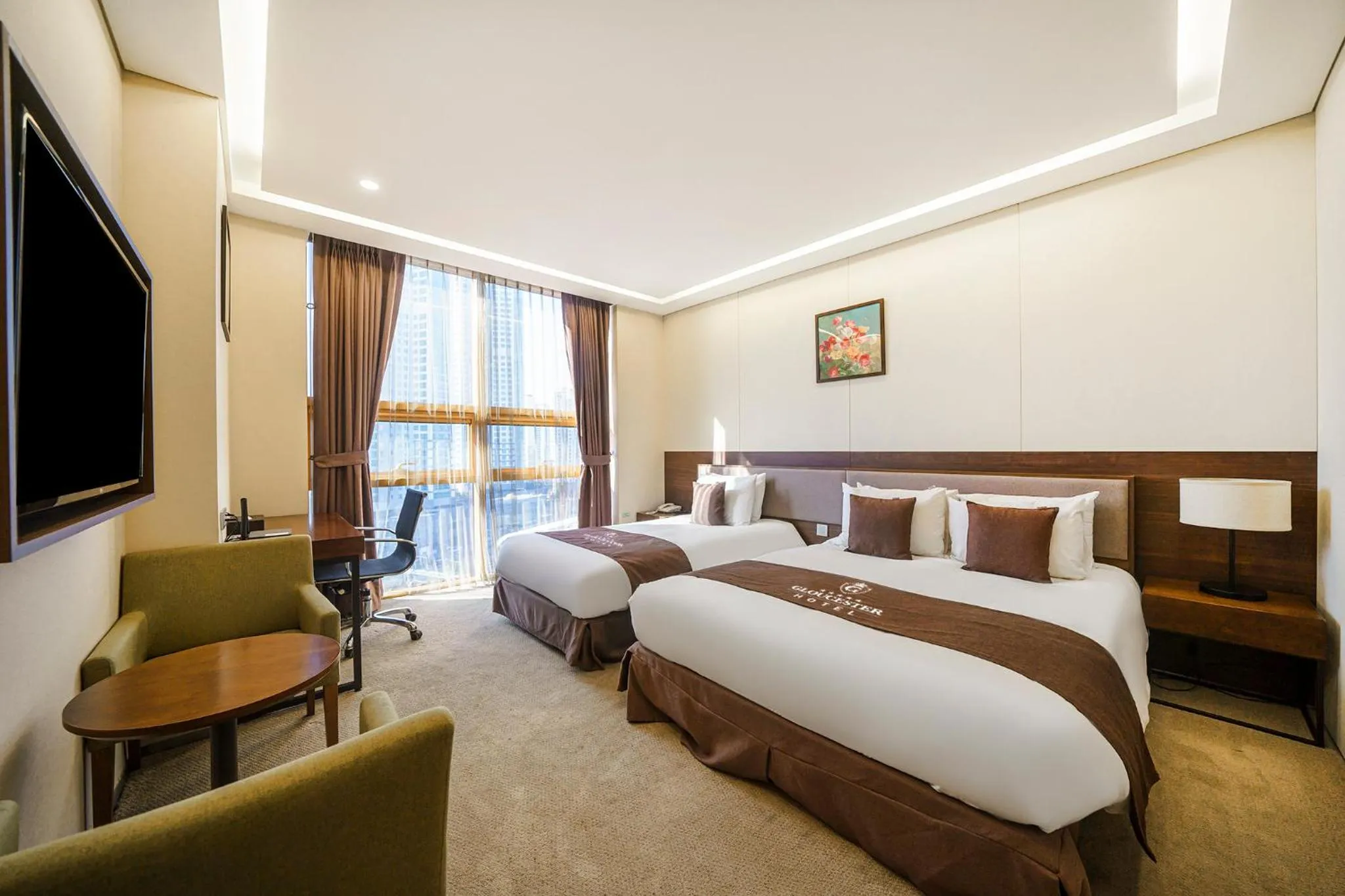 Bed in Gloucester Hotel Incheon