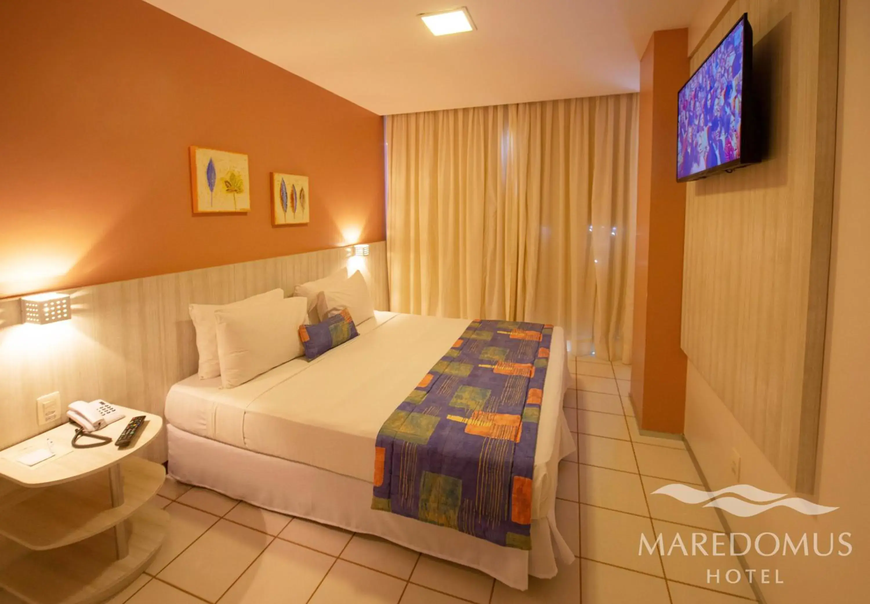 View (from property/room), Bed in Maredomus Hotel View (from property/room), Bed in Maredomus Hotel