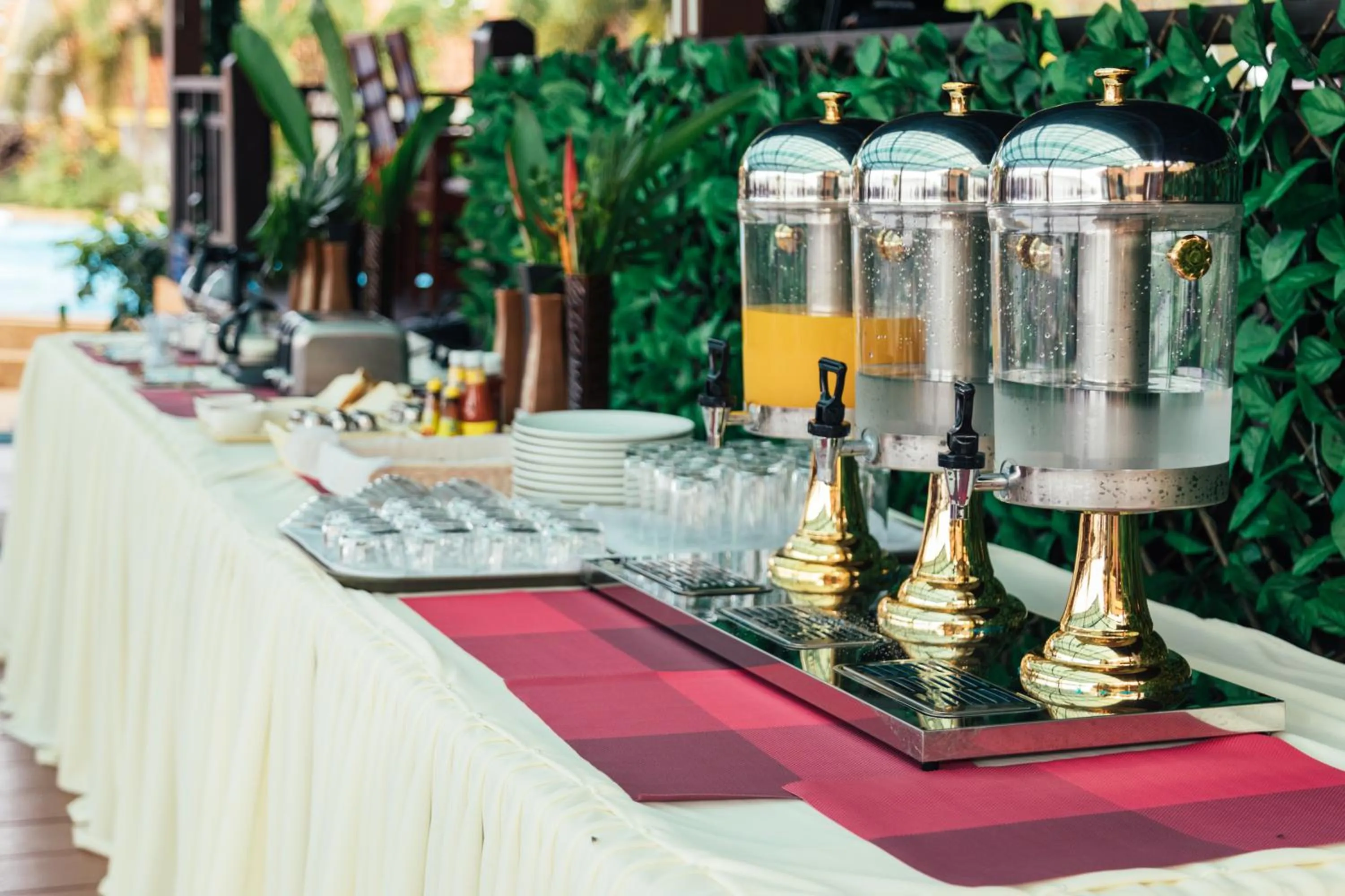 Buffet breakfast in Adang Island Resort