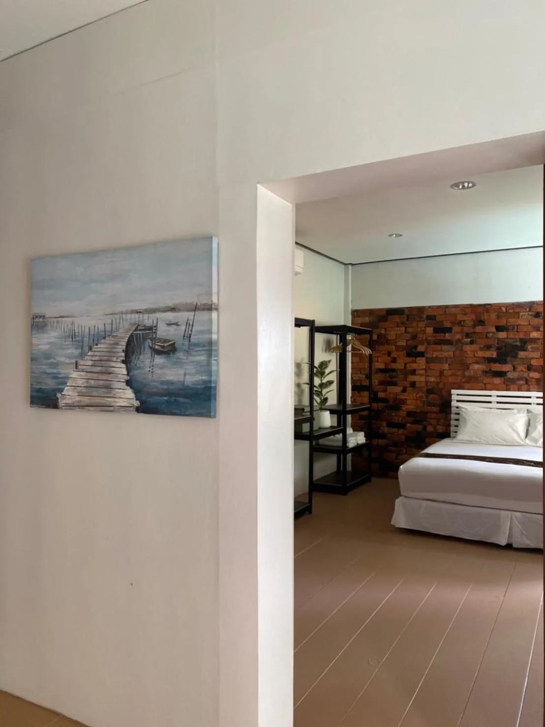 Bed in Adang Island Resort