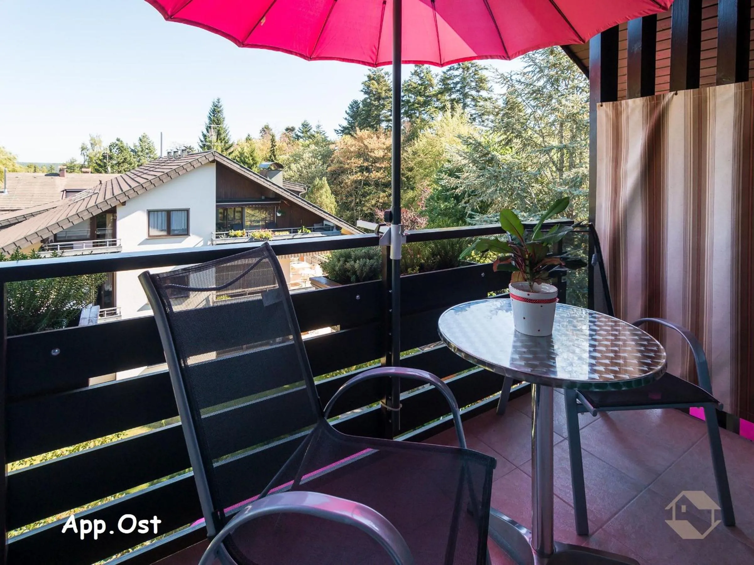 Balcony/Terrace in Landhaus Gruden Sommerberg