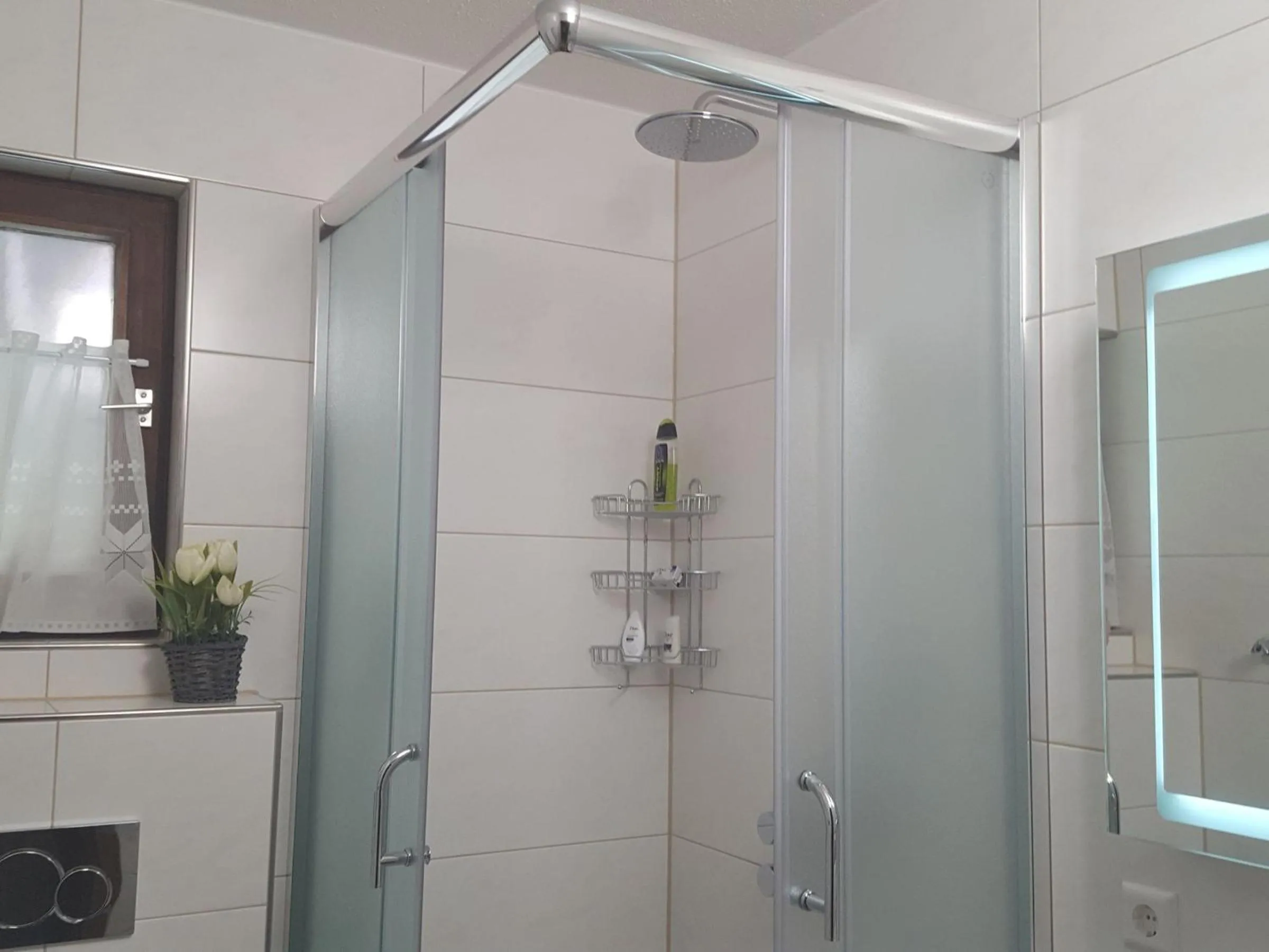 Shower in Landhaus Gruden Sommerberg