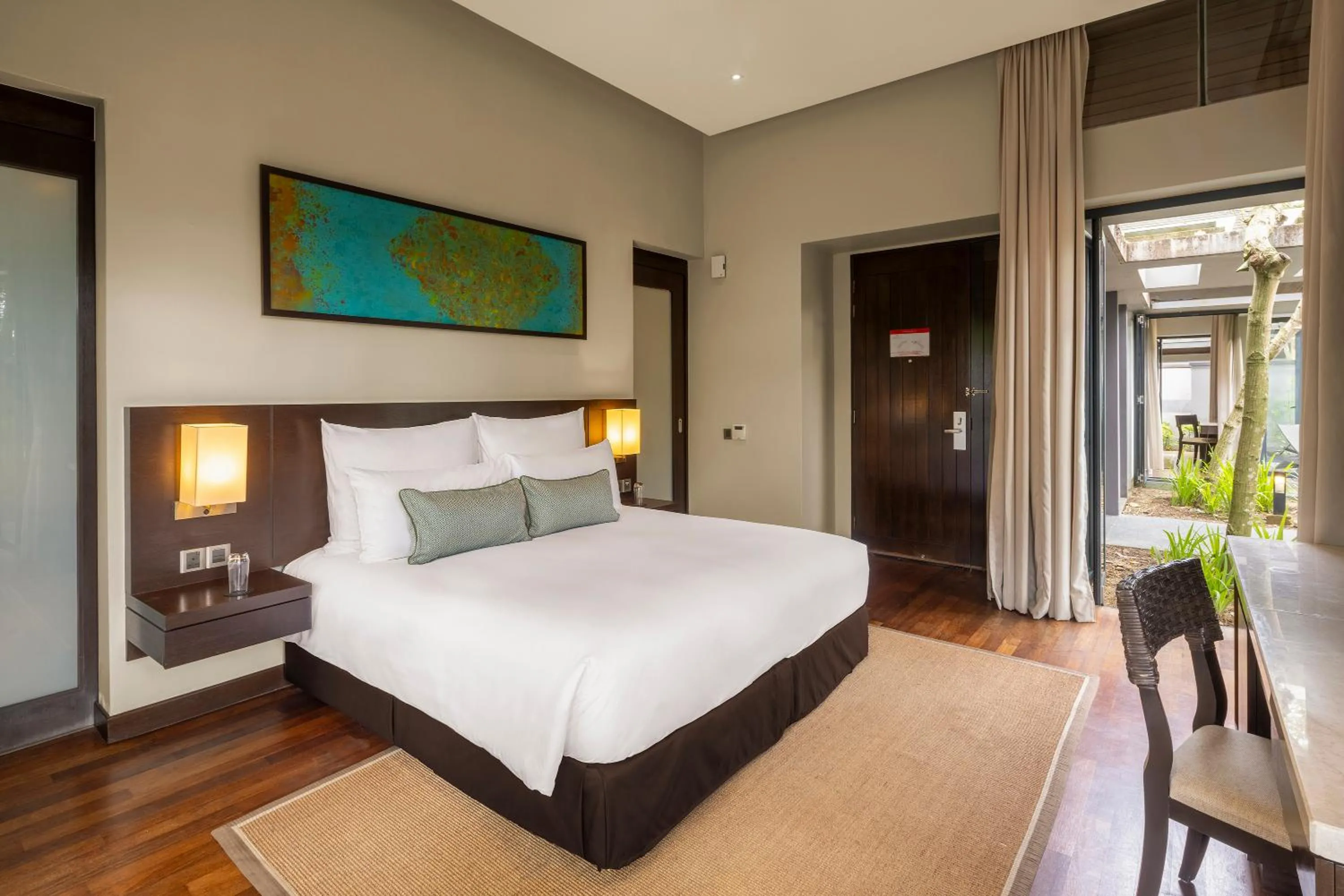 View (from property/room), Bed in Mangala Estate Boutique Resort - Small Luxury Hotels of the World