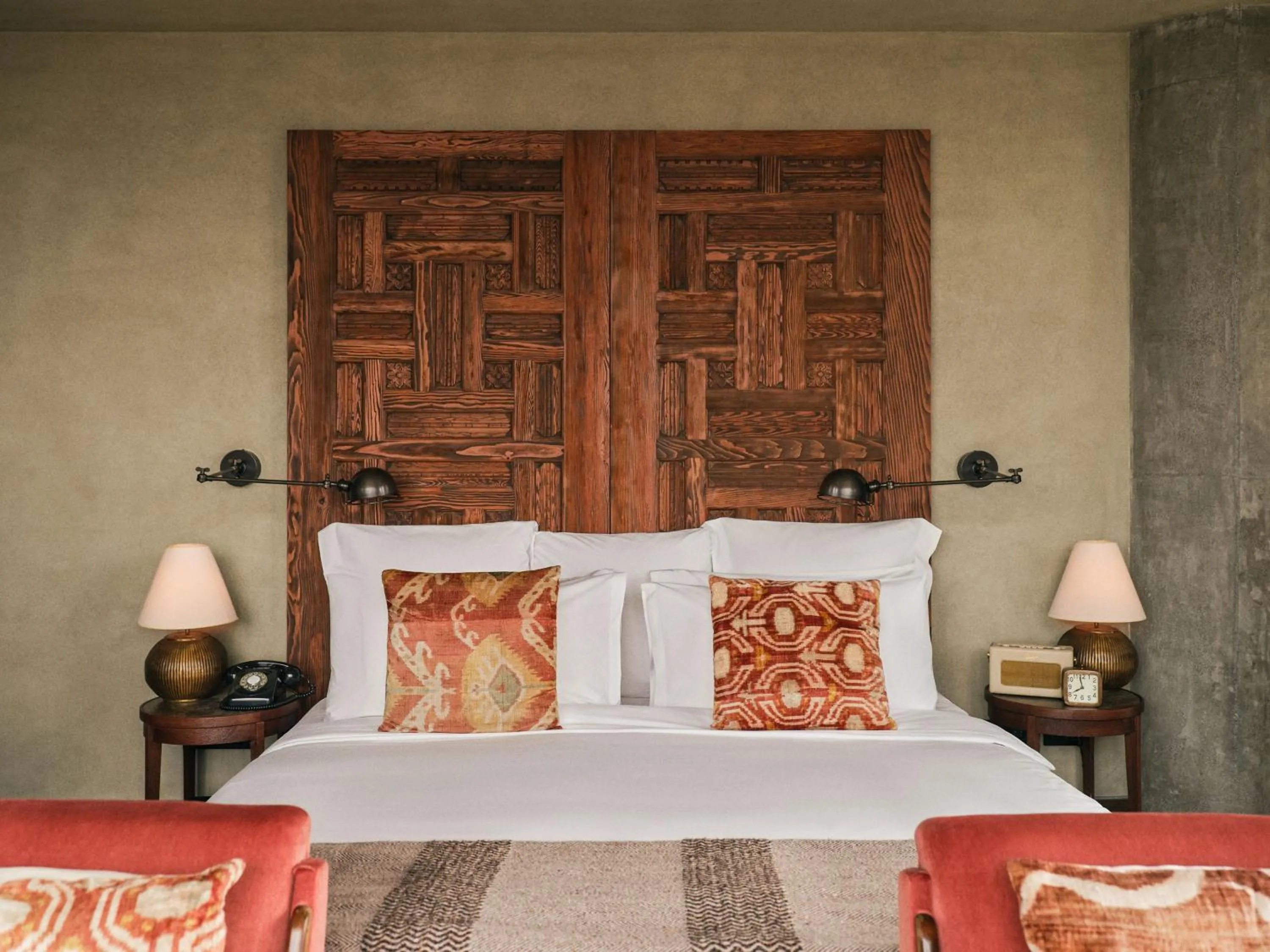 Bed in Soho House Istanbul