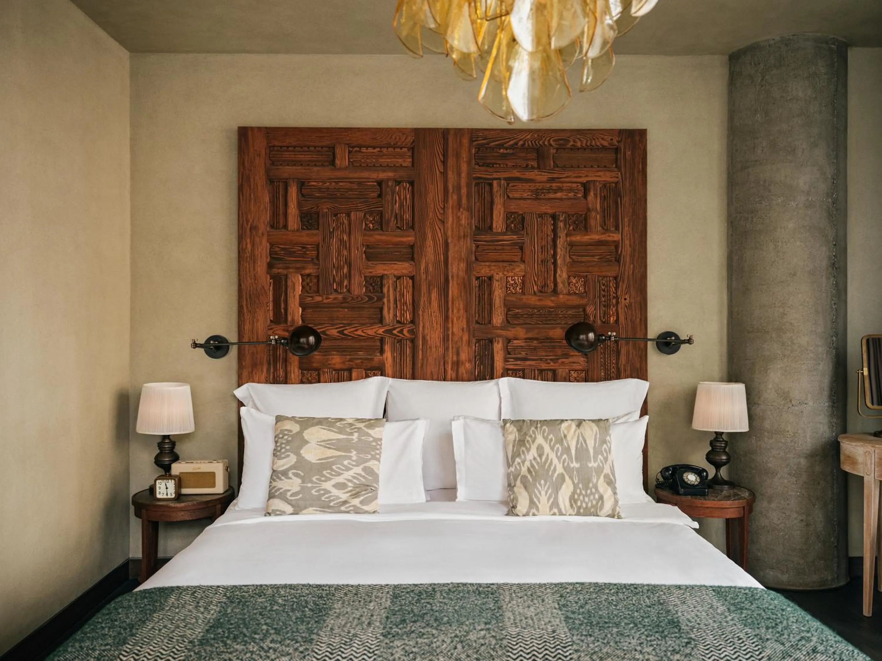 Bed in Soho House Istanbul