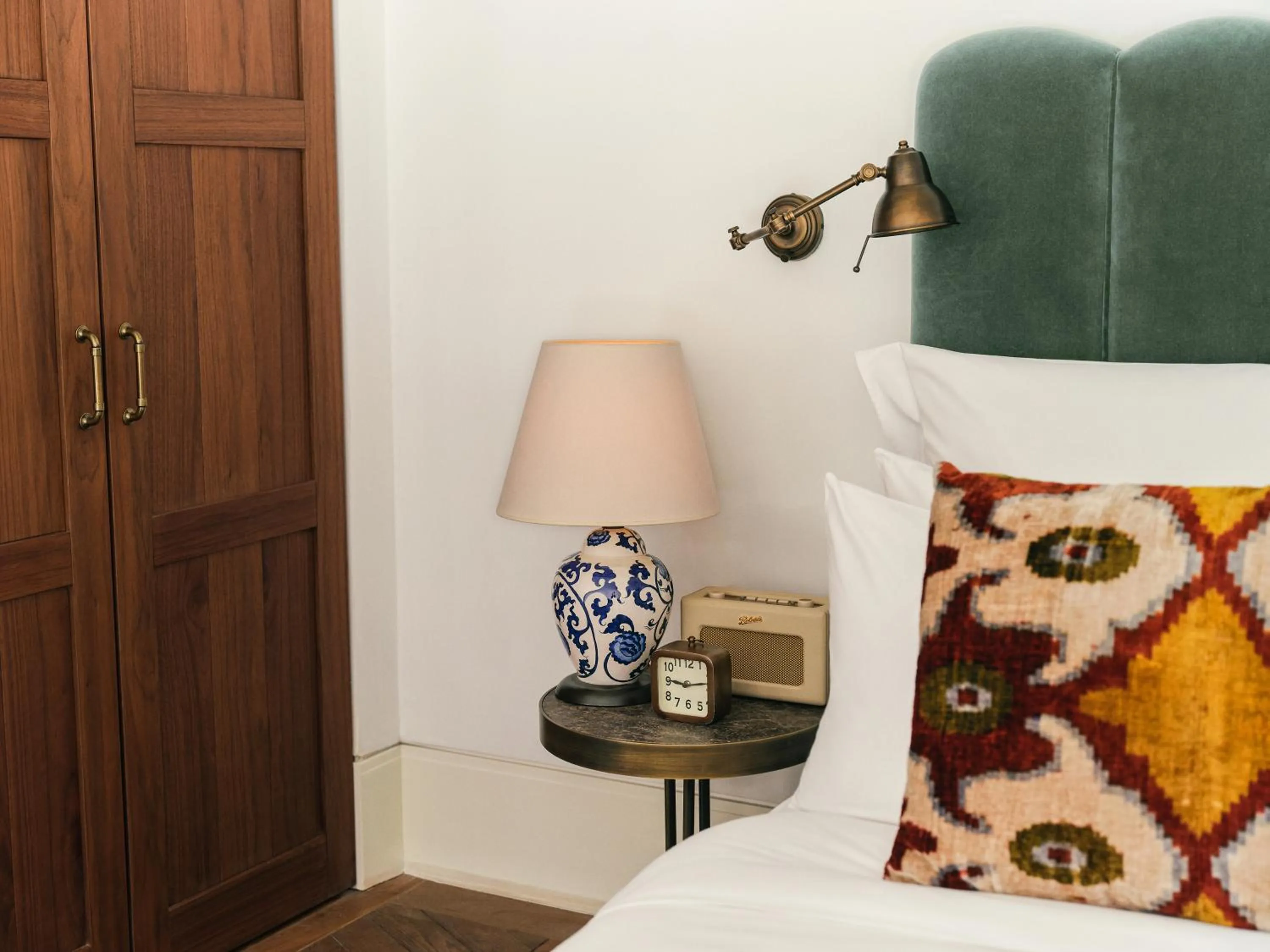 Decorative detail, Bed in Soho House Istanbul