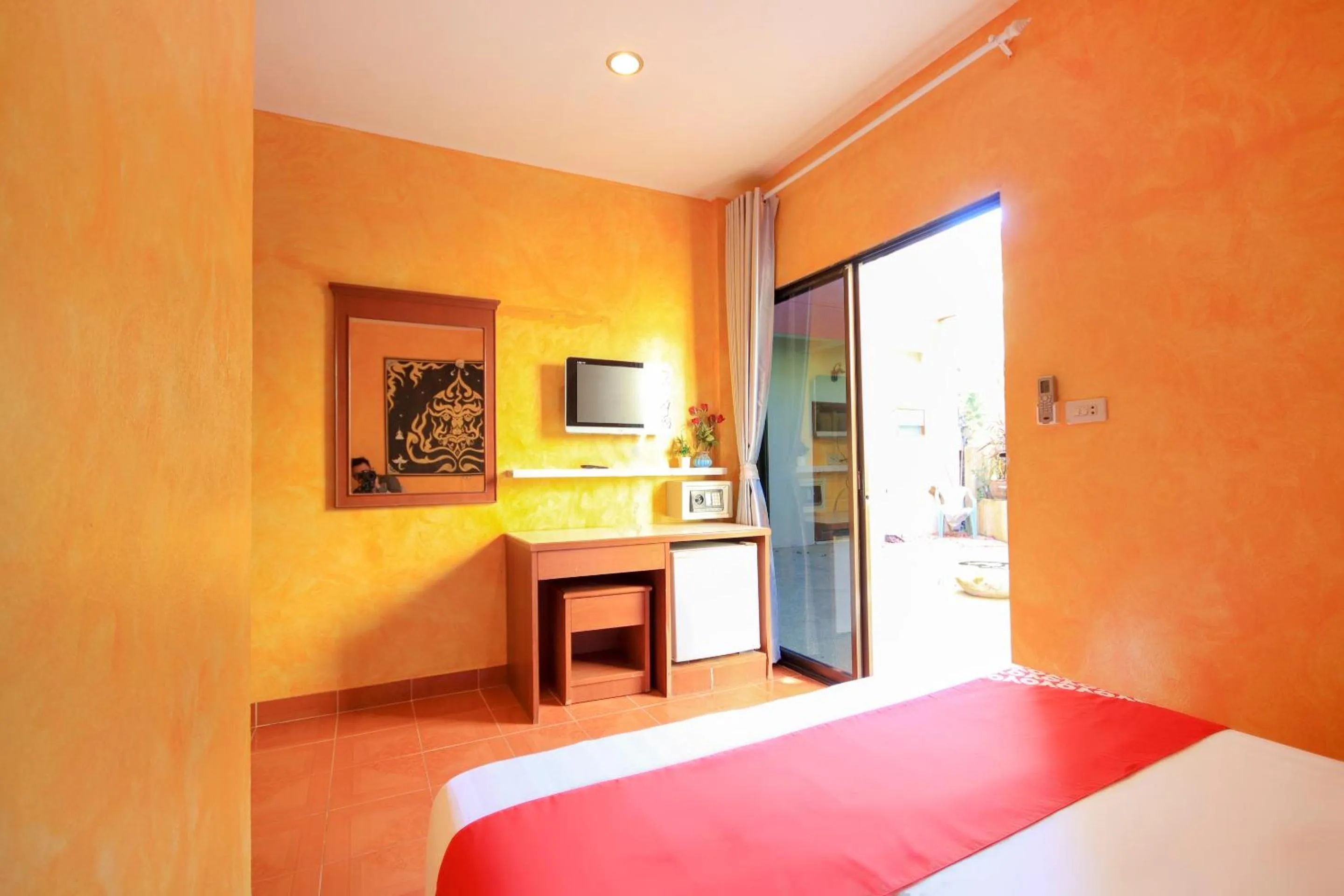 Bedroom, Bed in Ban Elephant Blanc Apartment