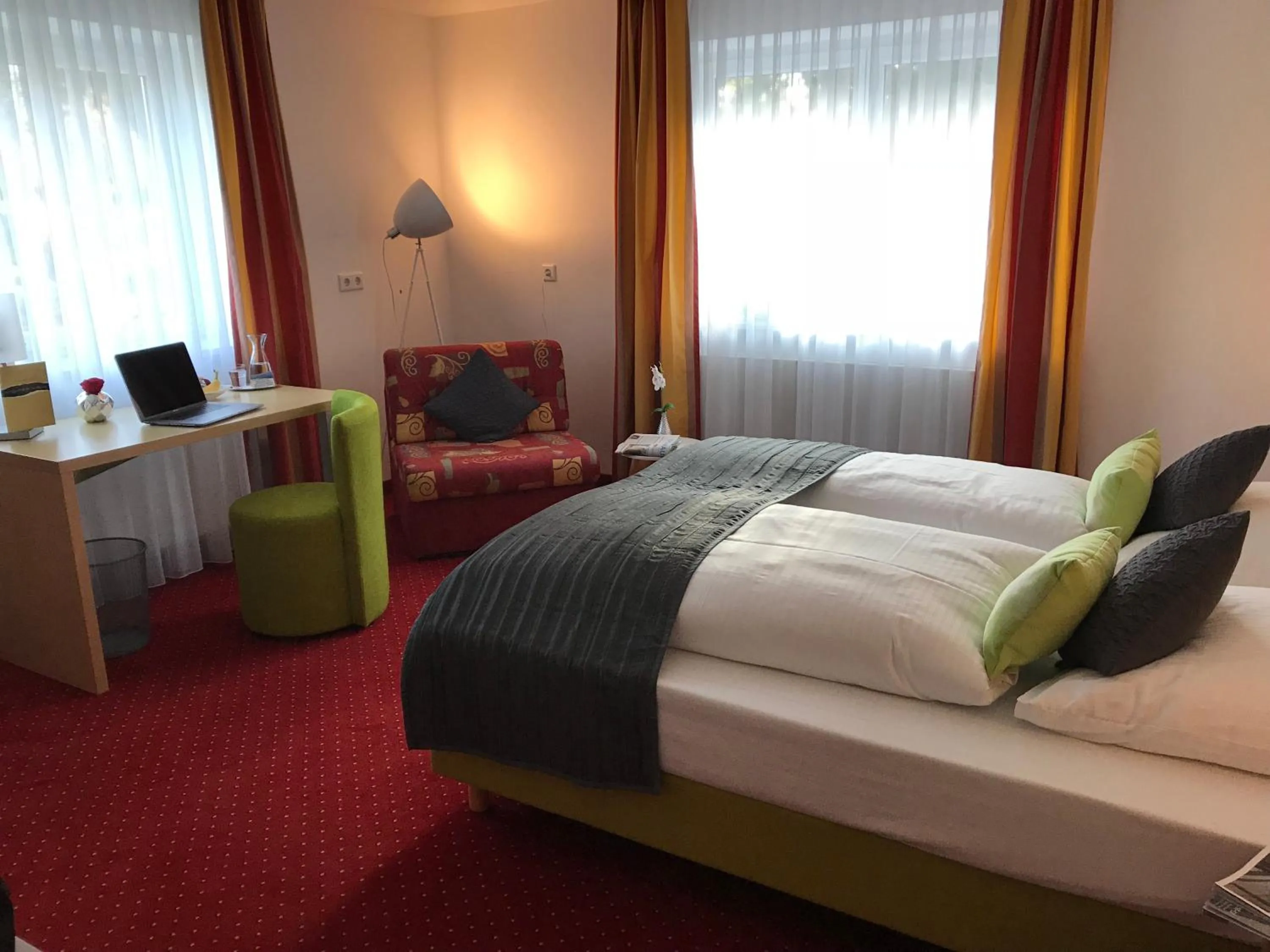 Decorative detail, Bed in Waldgasthof St.Wolfgang