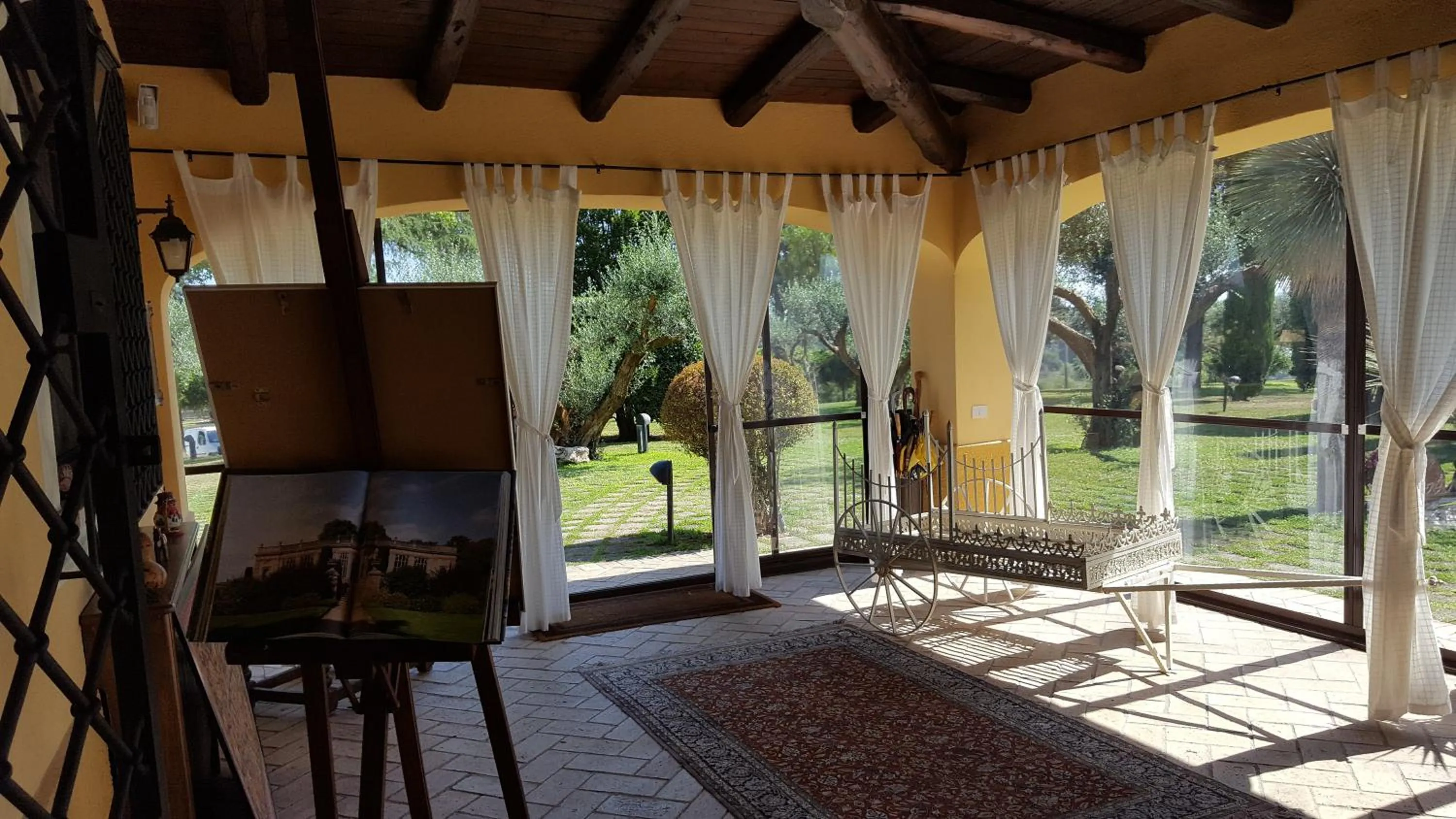 Seating area in Aquilamaior